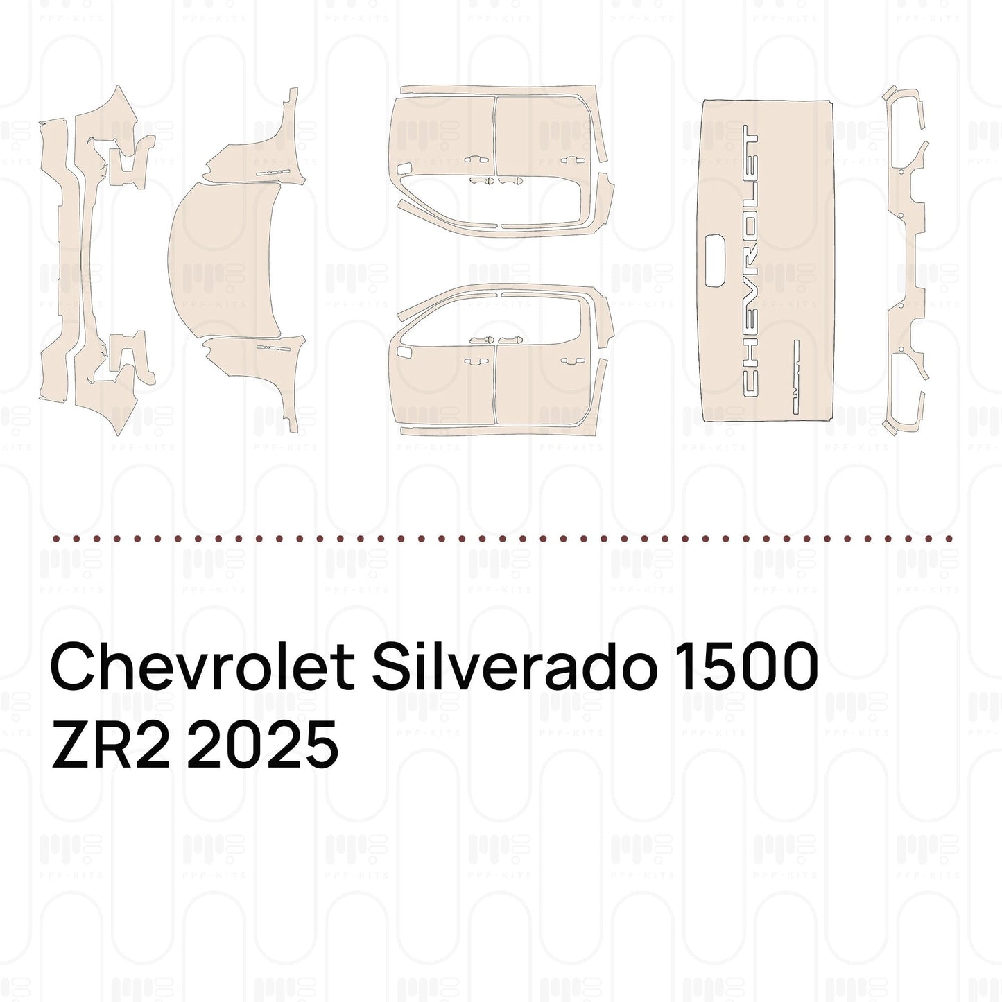 Pre-CutPPFChevroletSilverado1500ZR22025