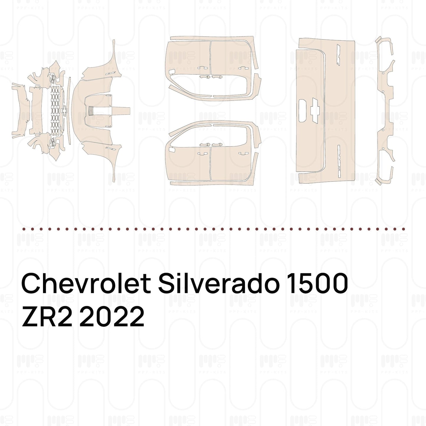 Pre-CutPPFChevroletSilverado1500ZR22022