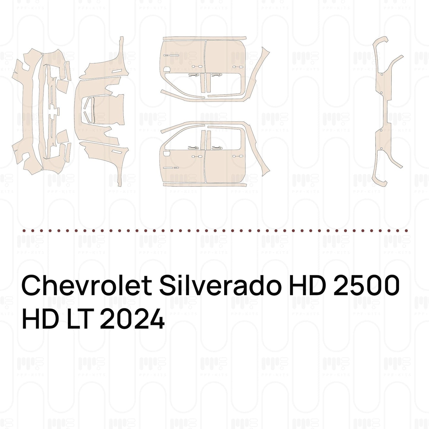 Pre-CutPPFChevroletSilveradoHD2500HDLT2024