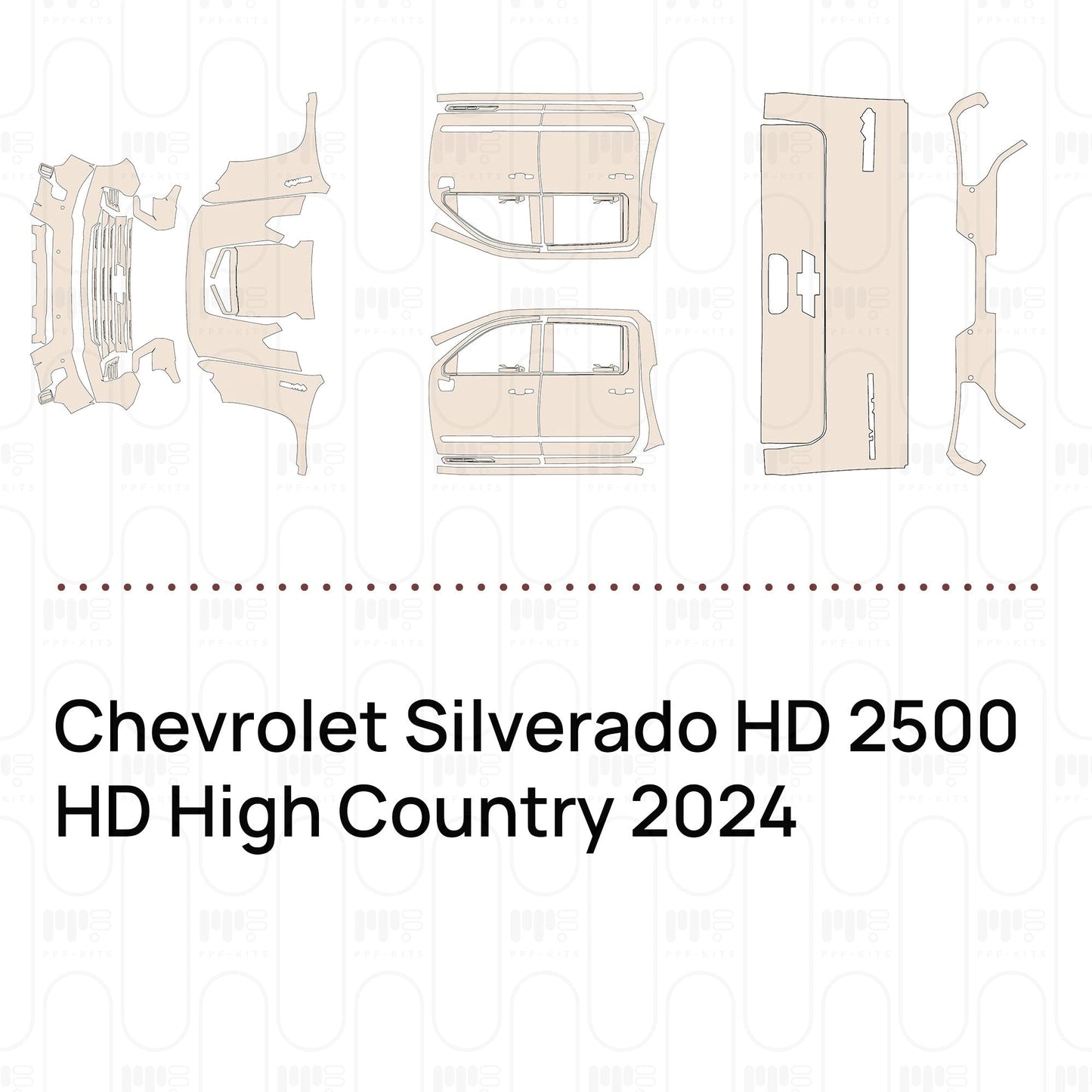 Pre-CutPPFChevroletSilveradoHD2500HDHighCountry2024