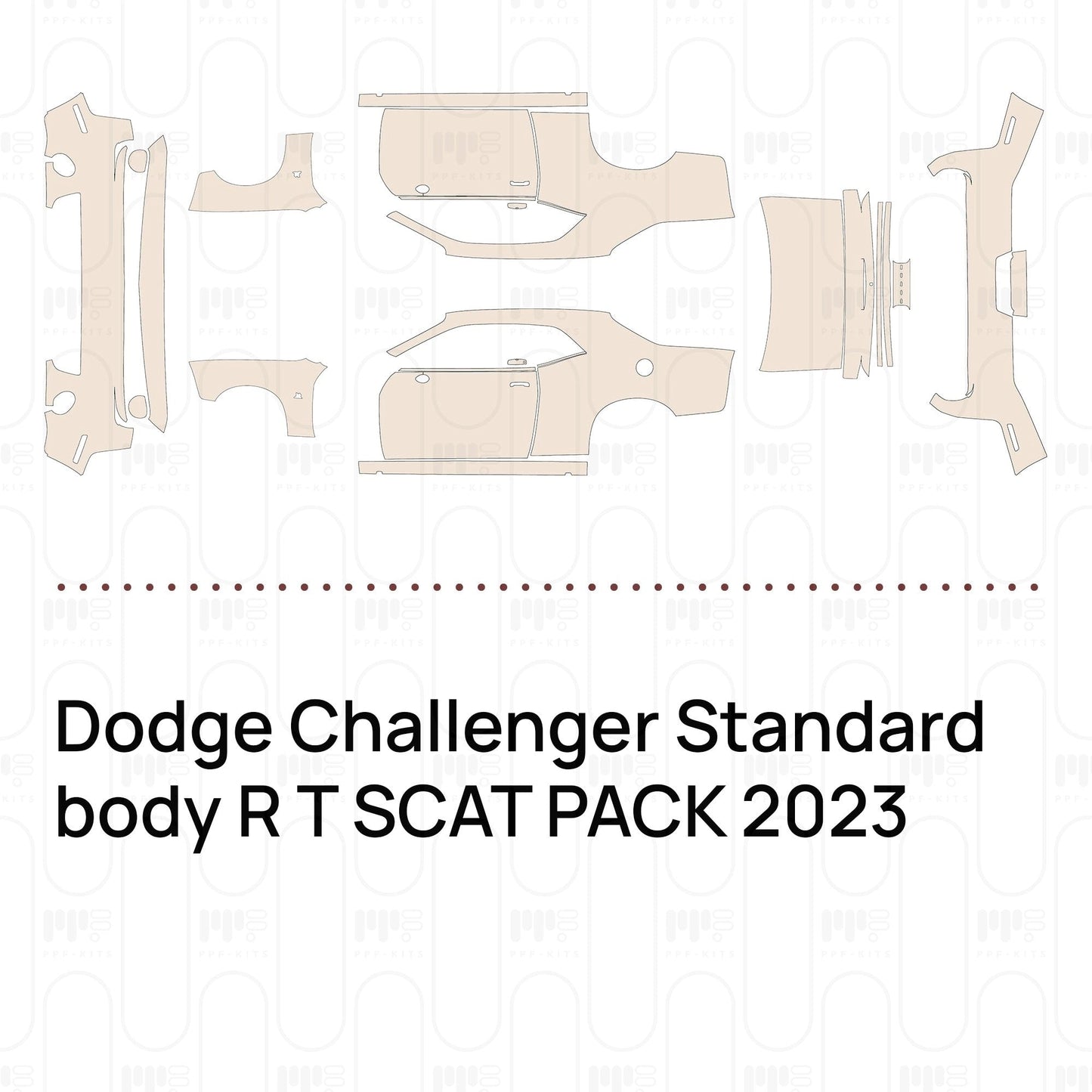 Pre-CutPPFDodgeChallengerStandardbodyRTSCATPACK2023