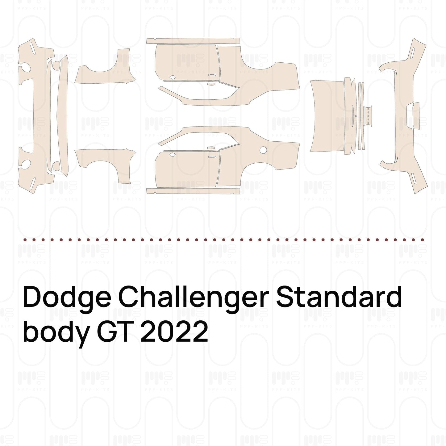 Pre-CutPPFDodgeChallengerStandardbodyGT2022