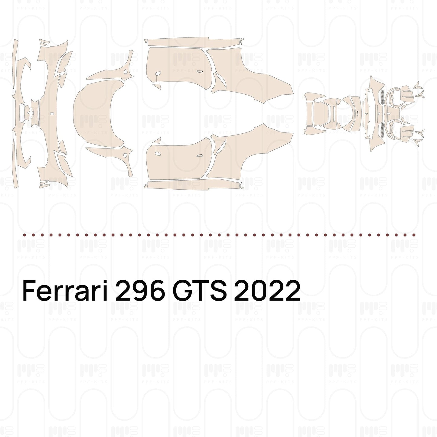 Pre-CutPPFFerrari296GTS2022