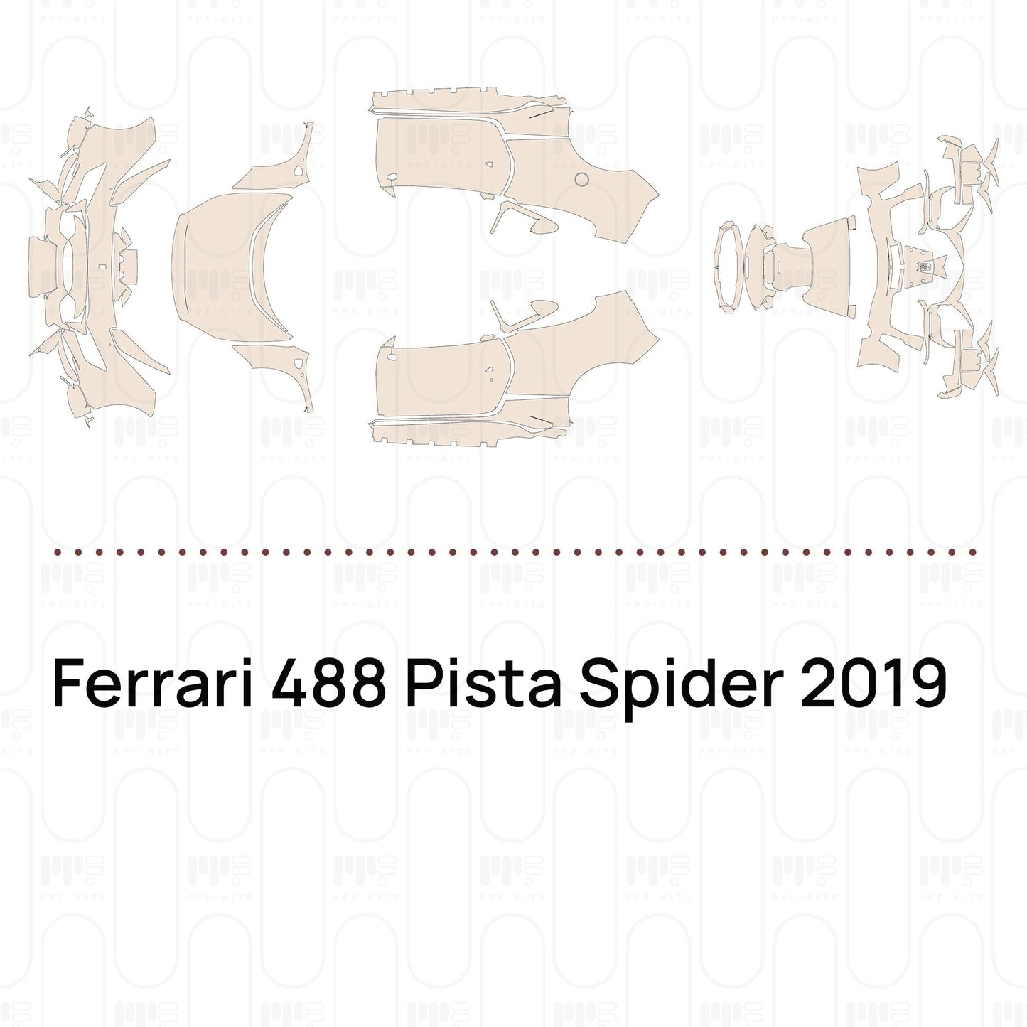 Pre-CutPPFFerrari488PistaSpider2019