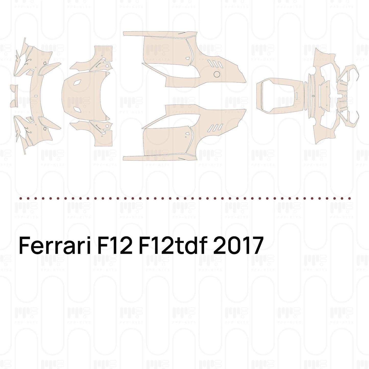 Pre-CutPPFFerrariF12F12tdf2017