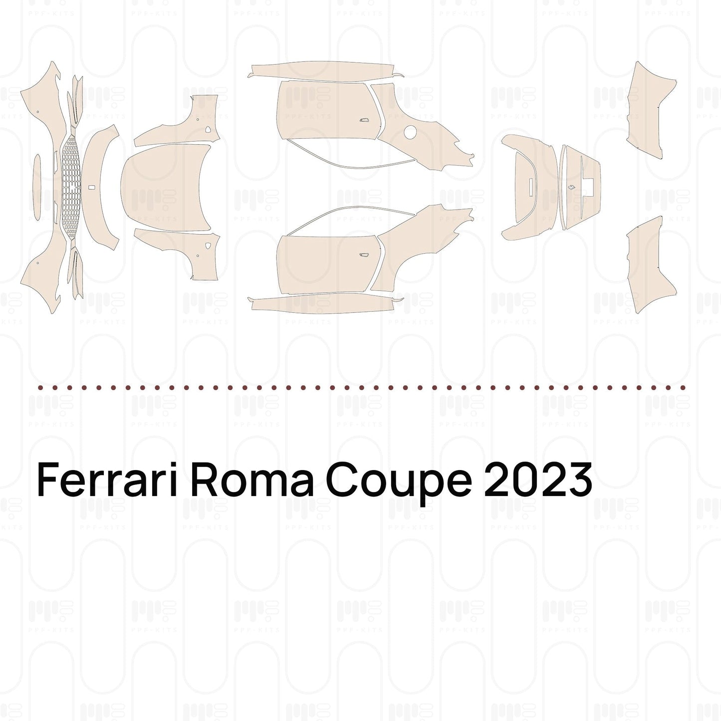 Pre-CutPPFFerrariRomaCoupe2023