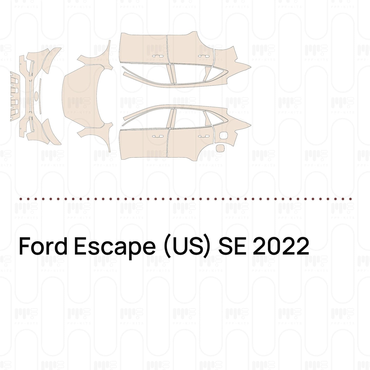 Pre-CutPPFFordEscape(US)SE2022