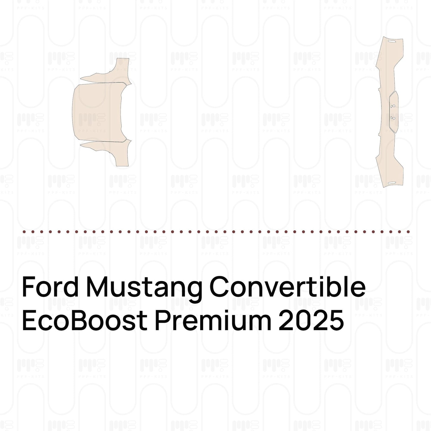 Pre-CutPPFFordMustangConvertibleEcoBoostPremium2025