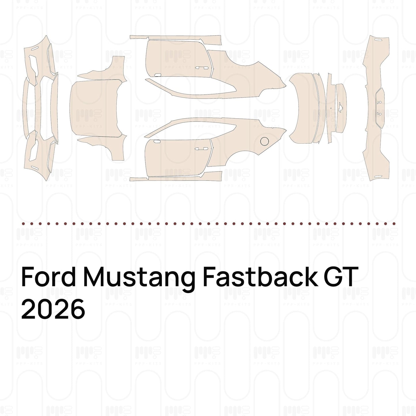Pre-CutPPFFordMustangFastbackGT2026