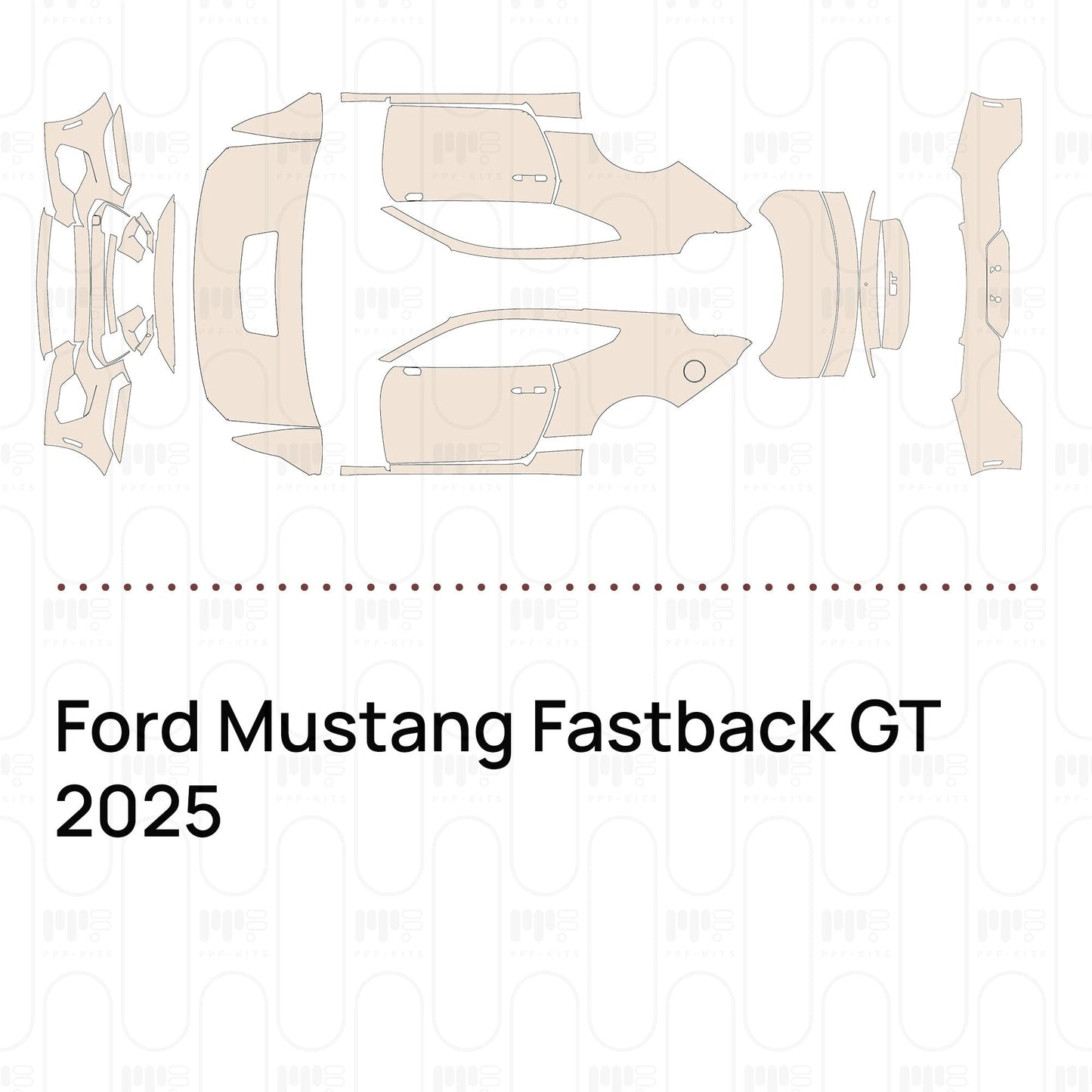 Pre-CutPPFFordMustangFastbackGT2025