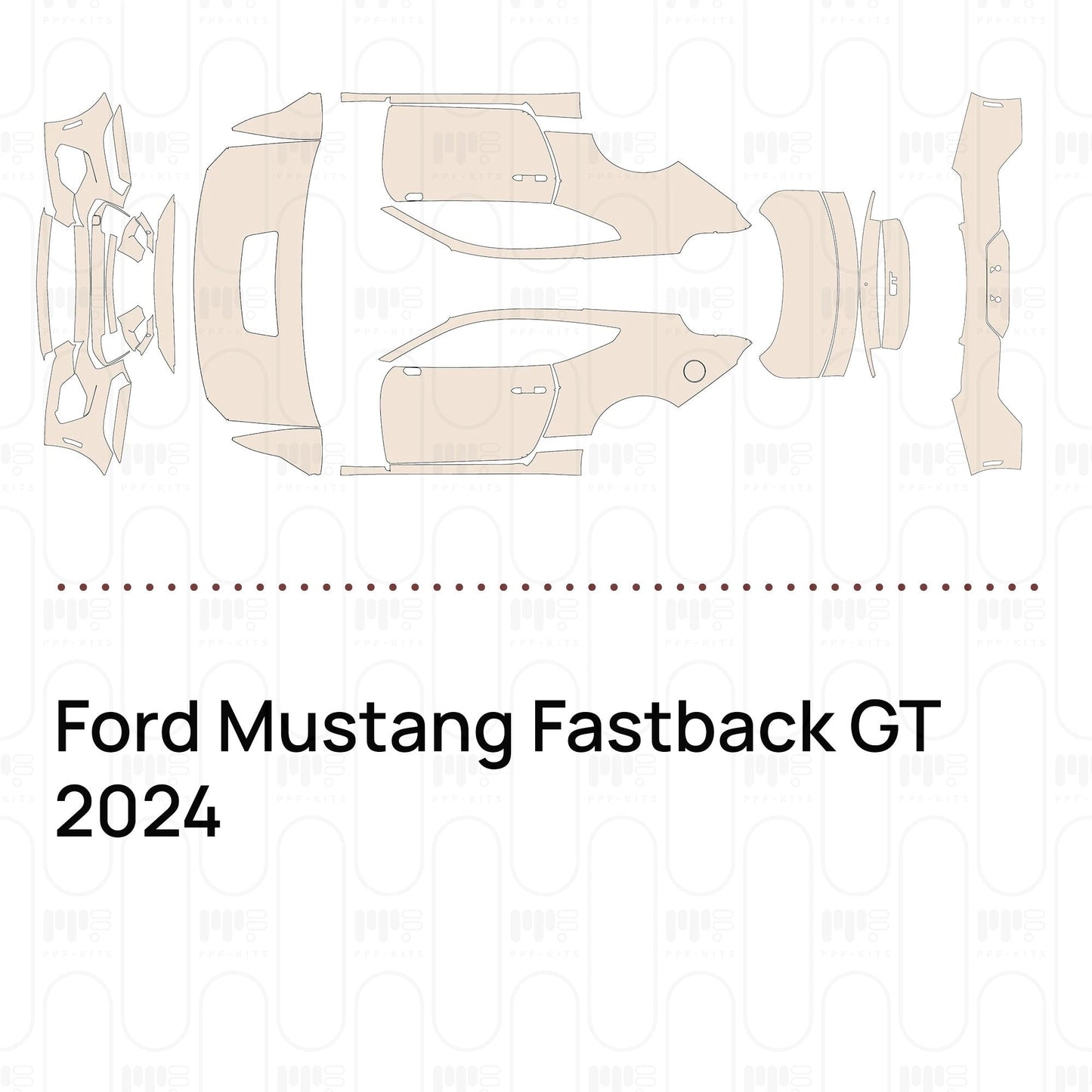 Pre-CutPPFFordMustangFastbackGT2024