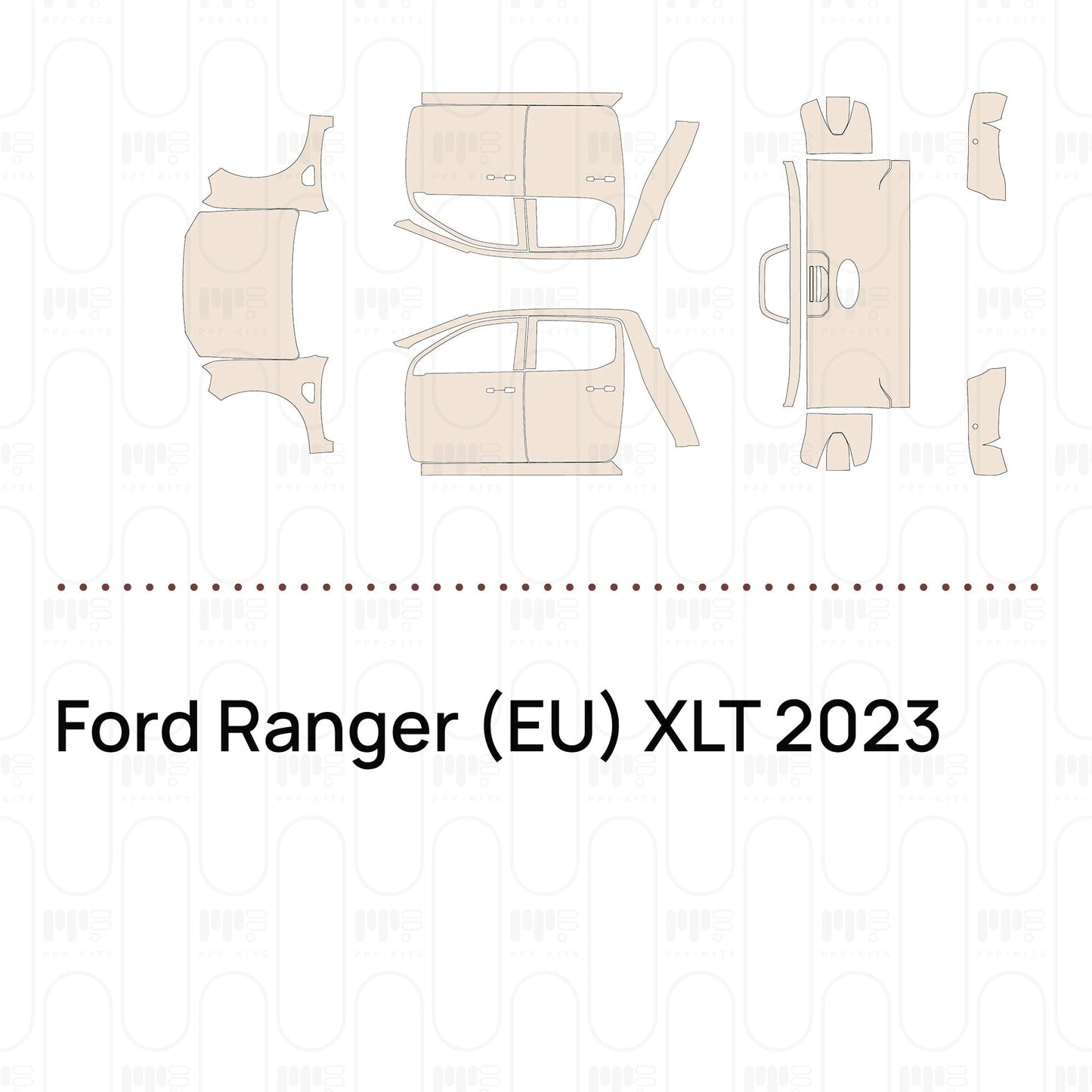 Pre-CutPPFFordRanger(EU)XLT2023