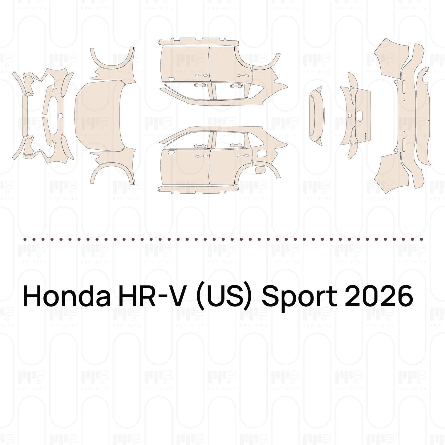 Pre-CutPPFHondaHR-V(US)Sport2026