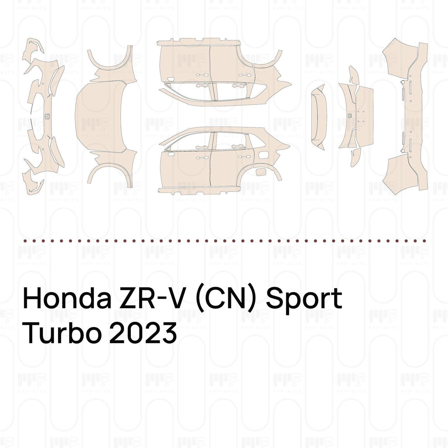 Pre-CutPPFHondaZR-V(CN)SportTurbo2023