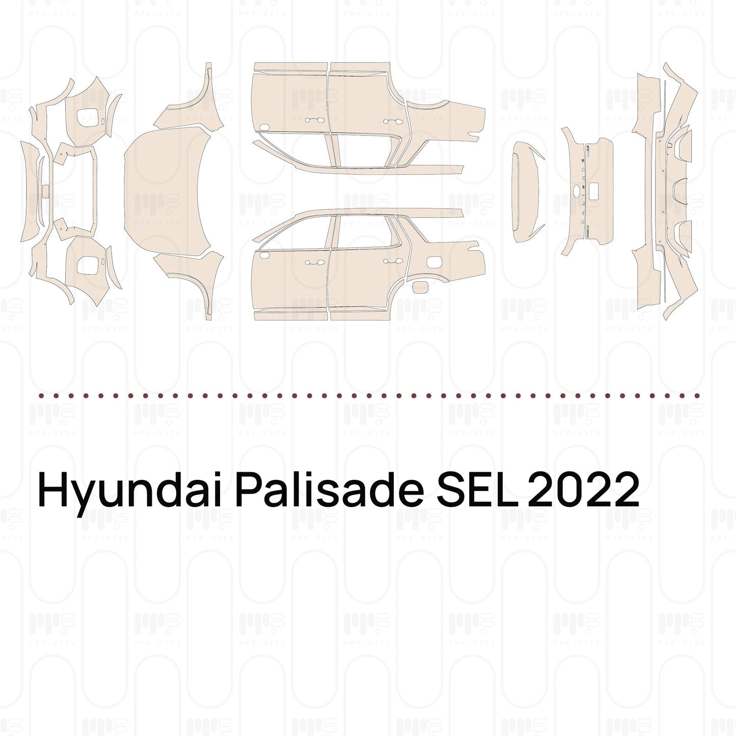 Pre-CutPPFHyundaiPalisadeSEL2022