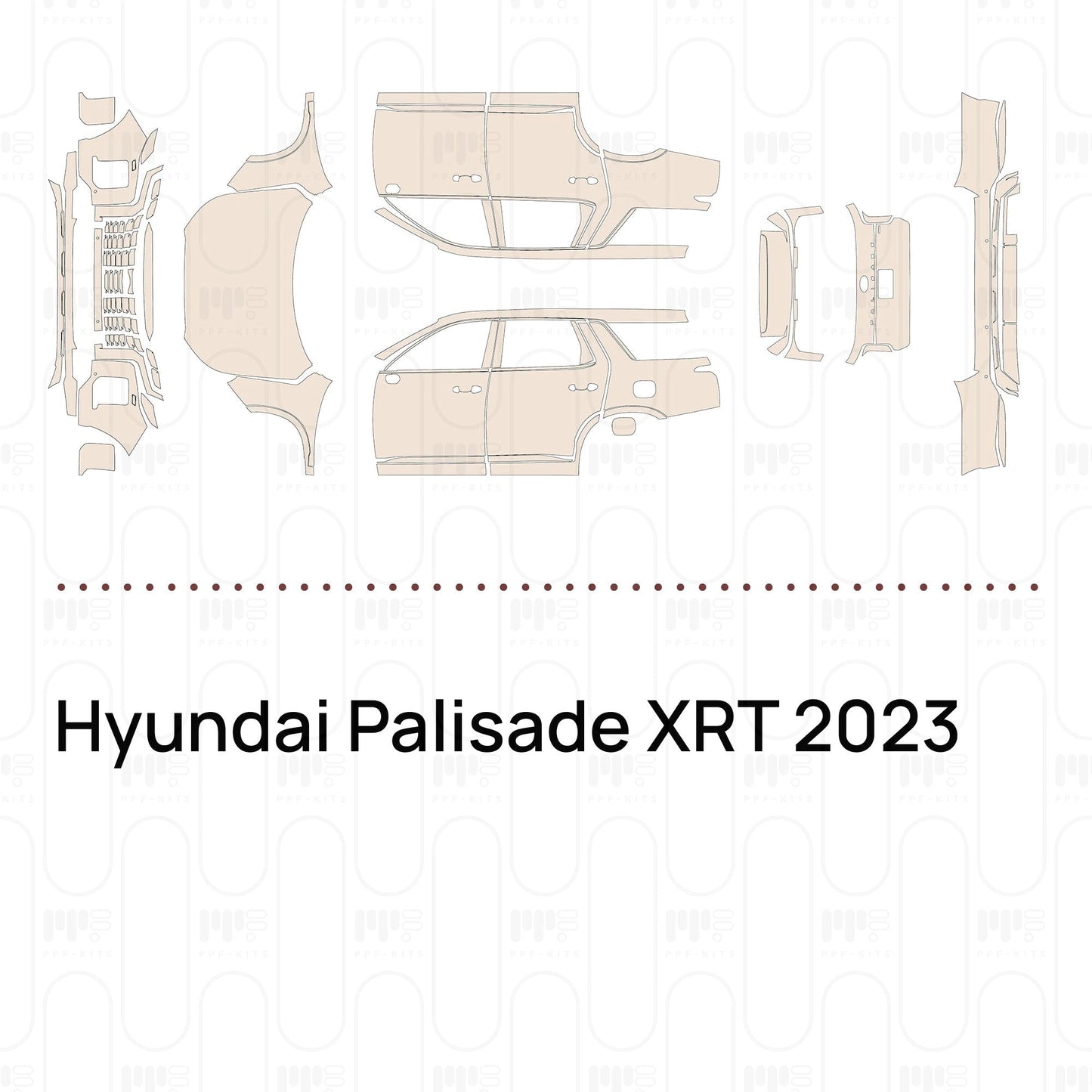 Pre-CutPPFHyundaiPalisadeXRT2023