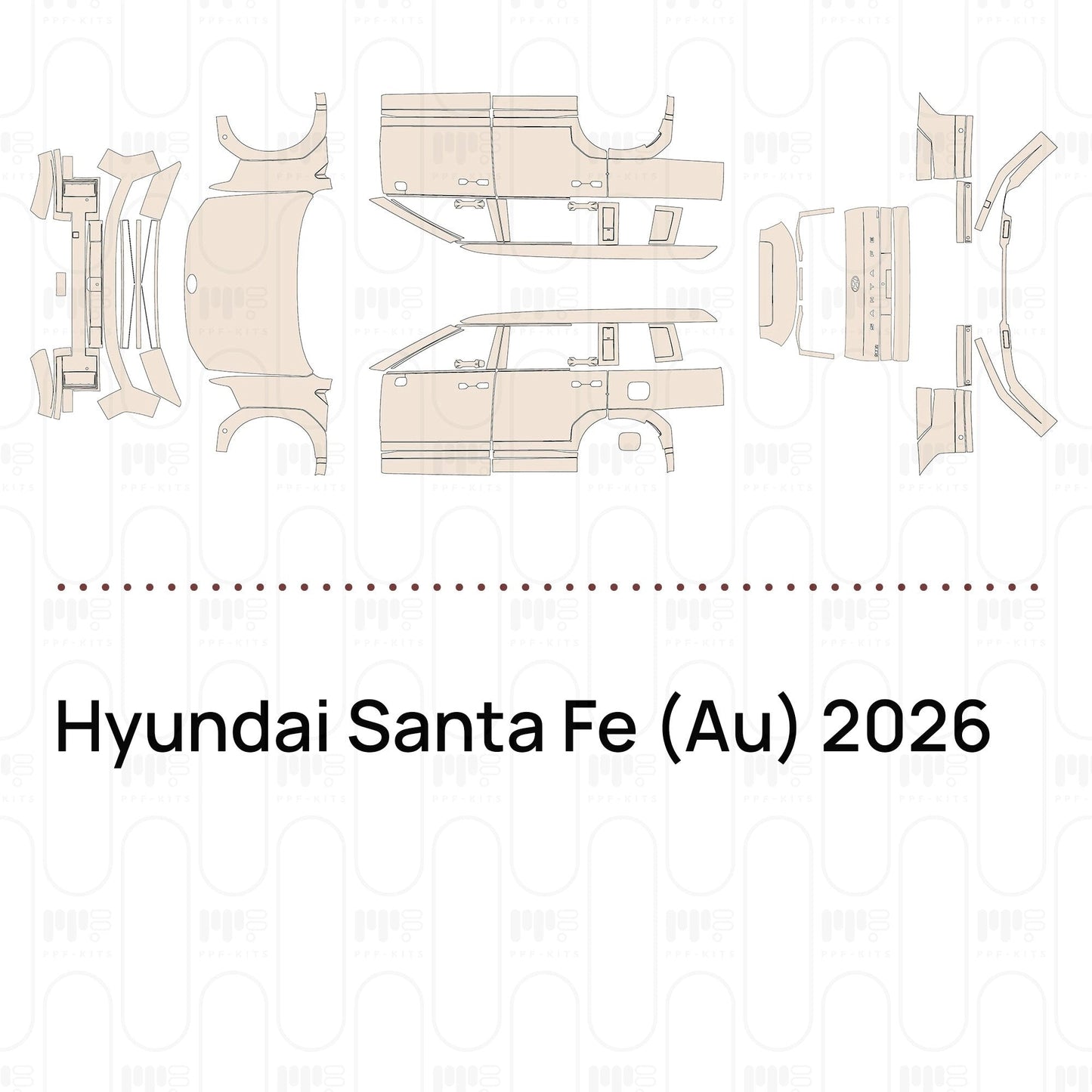 Pre-CutPPFHyundaiSantaFe(Au)2026