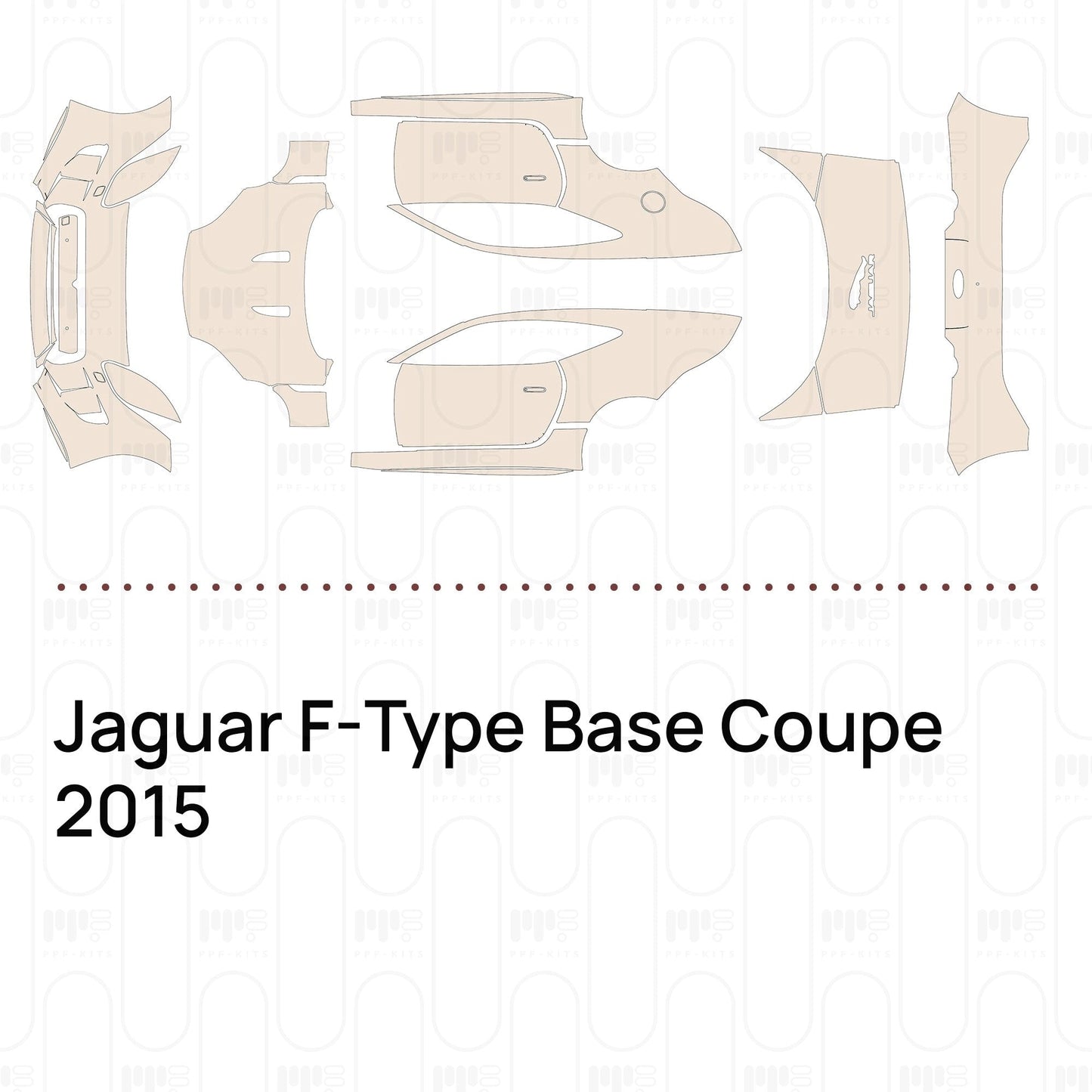 Pre-CutPPFJaguarF-TypeBaseCoupe2015