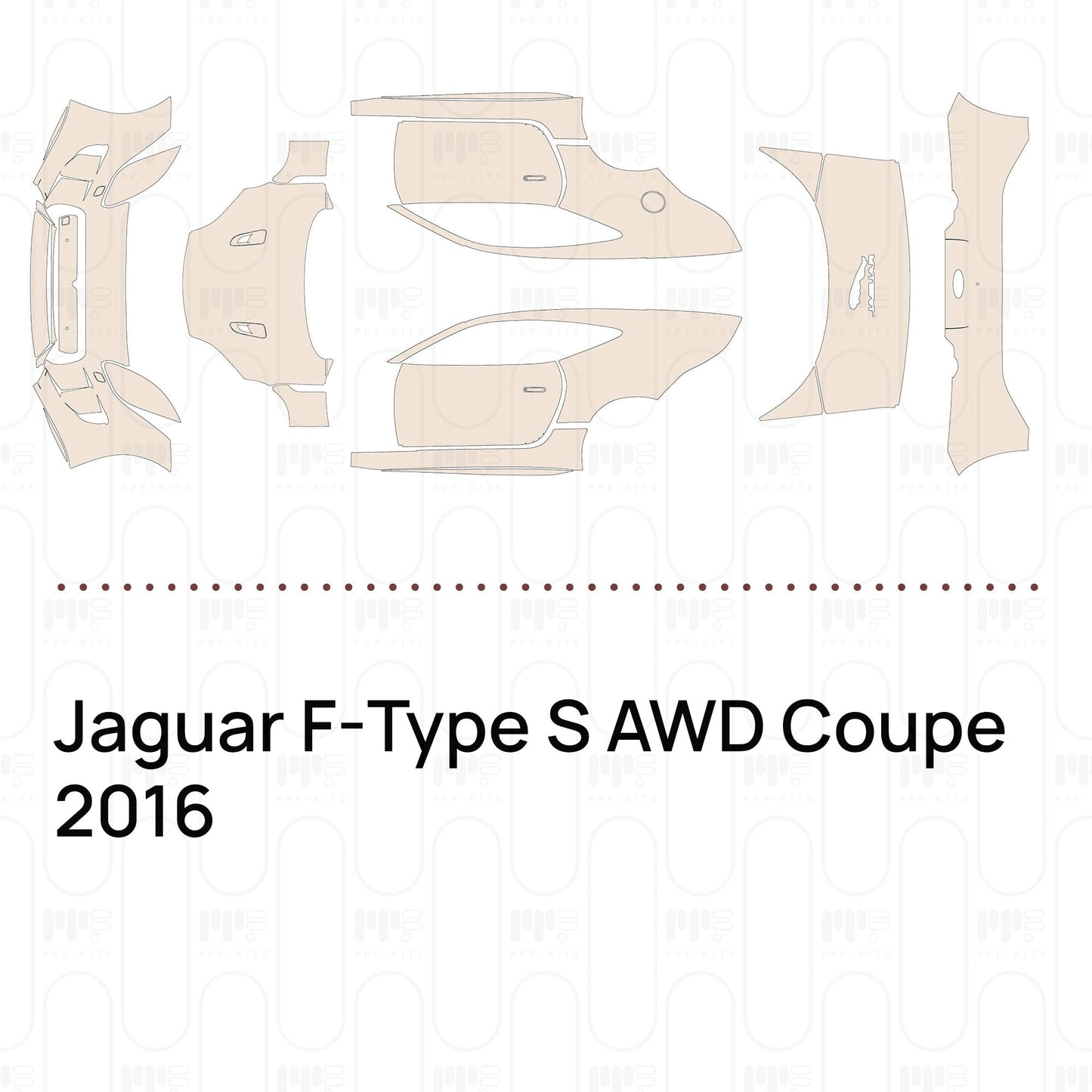 Pre-CutPPFJaguarF-TypeSAWDCoupe2016