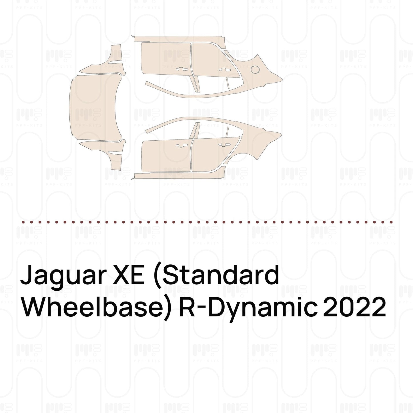 Pre-CutPPFJaguarXE(StandardWheelbase)R-Dynamic2022