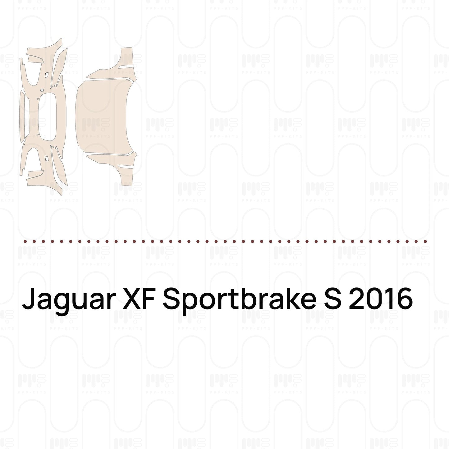 Pre-CutPPFJaguarXFSportbrakeS2016