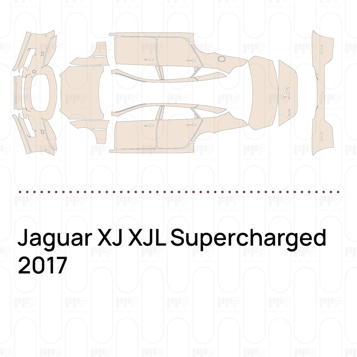 Pre-CutPPFJaguarXJXJLSupercharged2017