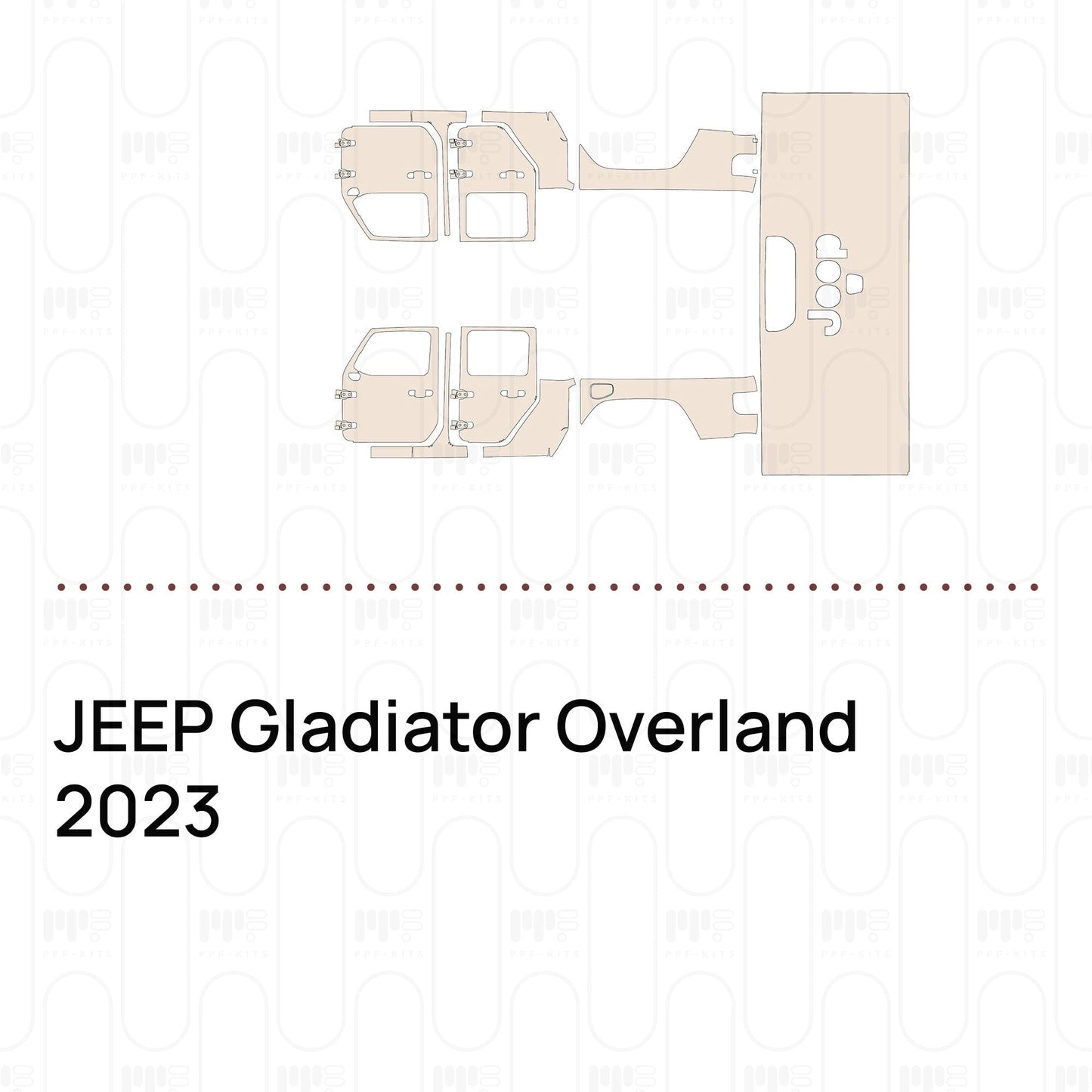 Pre-CutPPFJEEPGladiatorOverland2023