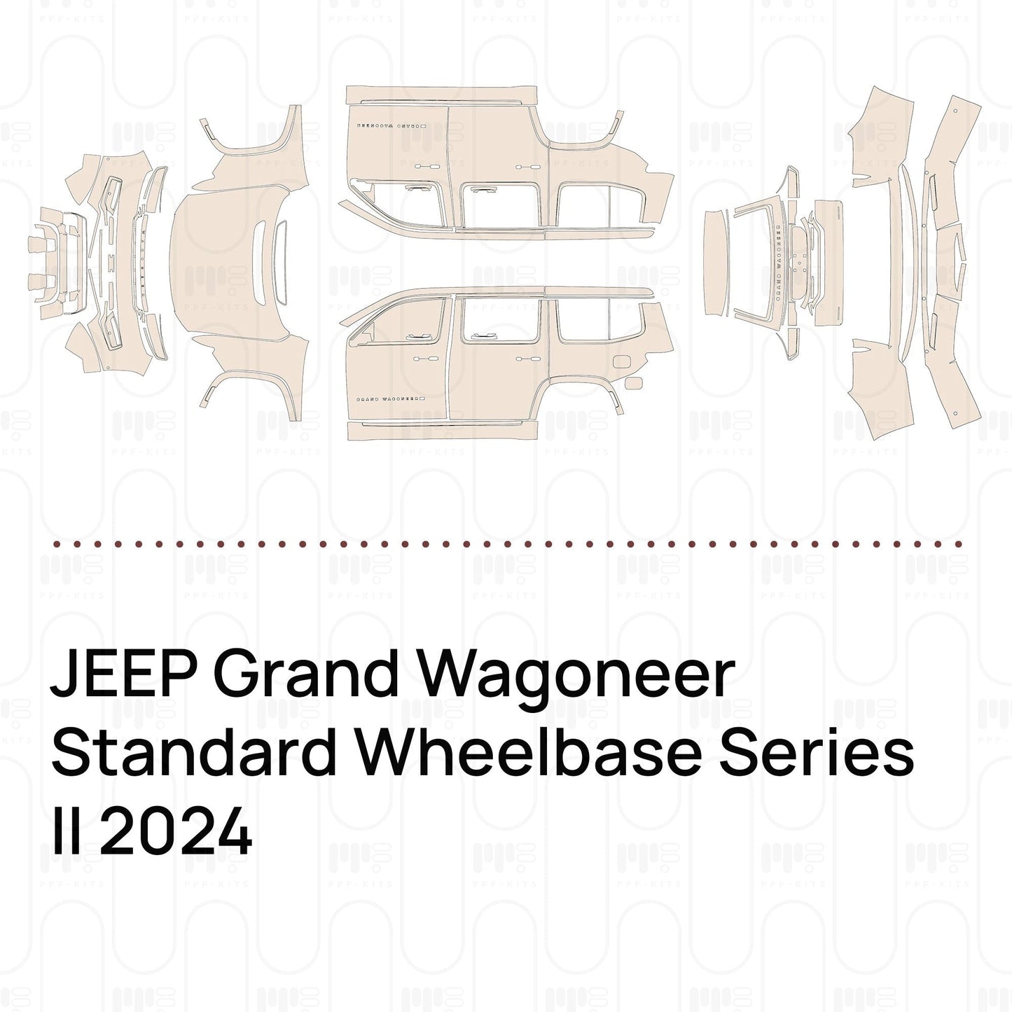 Pre-CutPPFJEEPGrandWagoneerStandardWheelbaseSeriesII2024