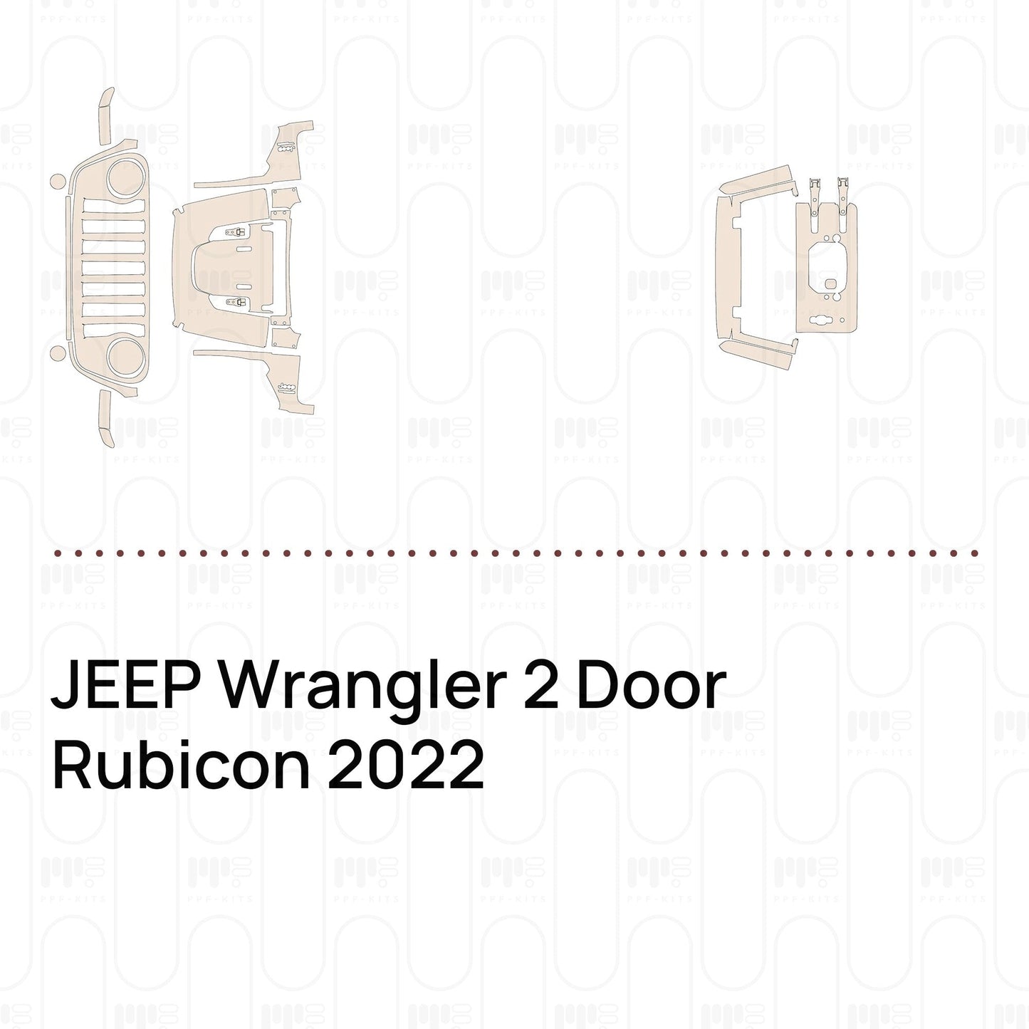 Pre-CutPPFJEEPWrangler2DoorRubicon2022