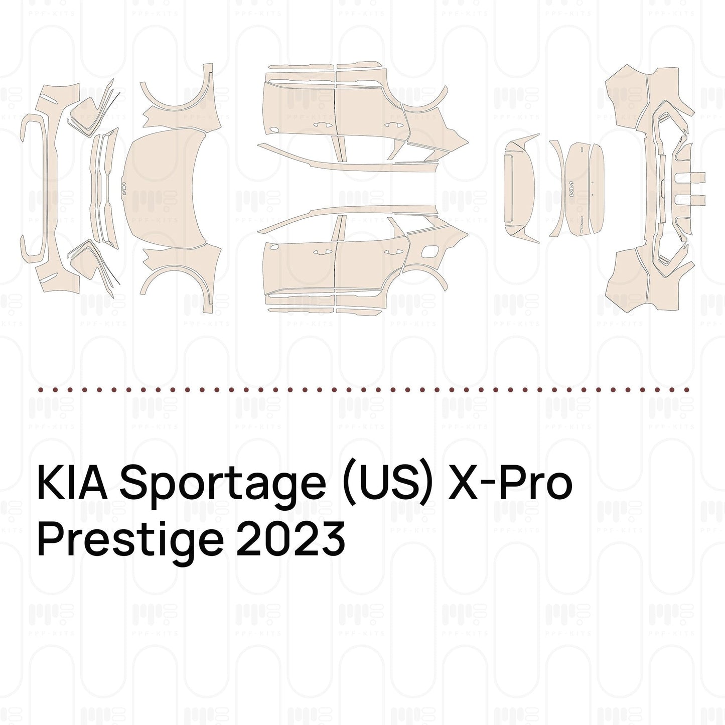 Pre-CutPPFKIASportage(US)X-ProPrestige2023