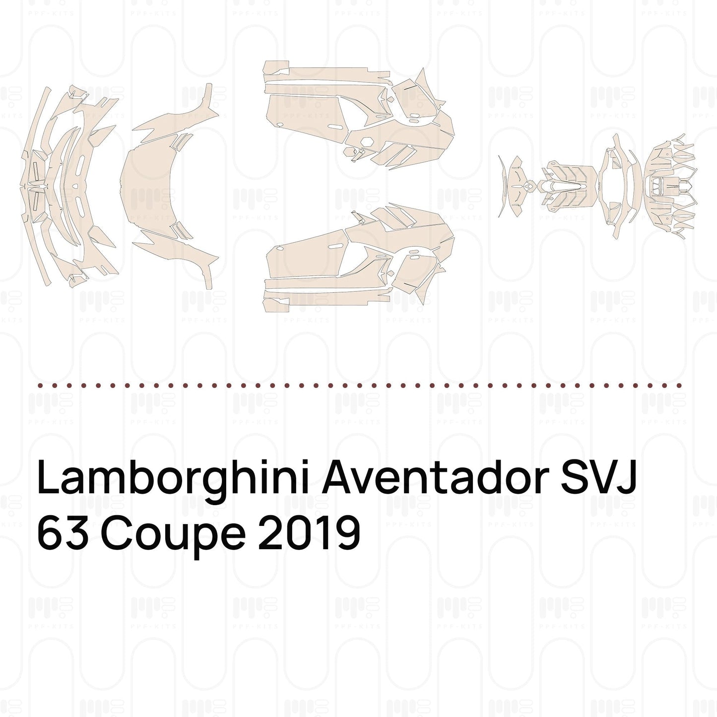 Pre-CutPPFLamborghiniAventadorSVJ63Coupe2019