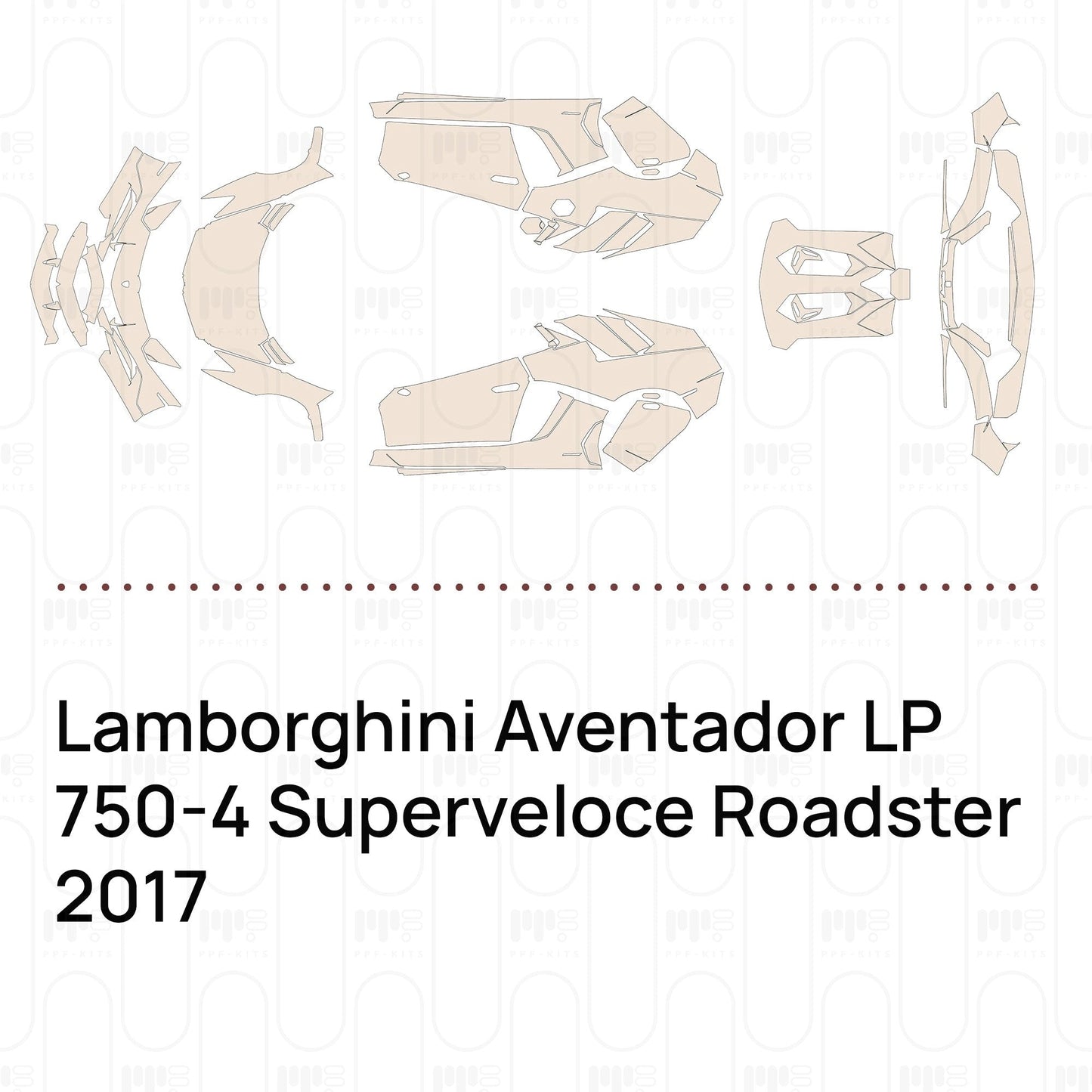 Pre-CutPPFLamborghiniAventadorLP750-4SuperveloceRoadster2017