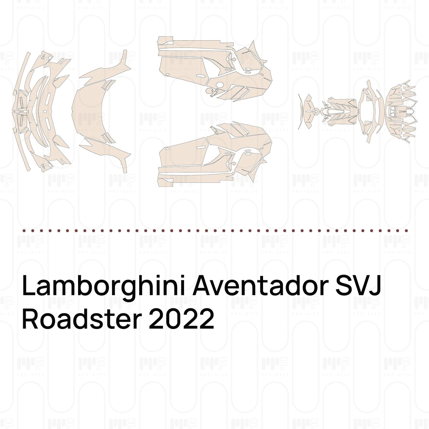 Pre-CutPPFLamborghiniAventadorSVJRoadster2022