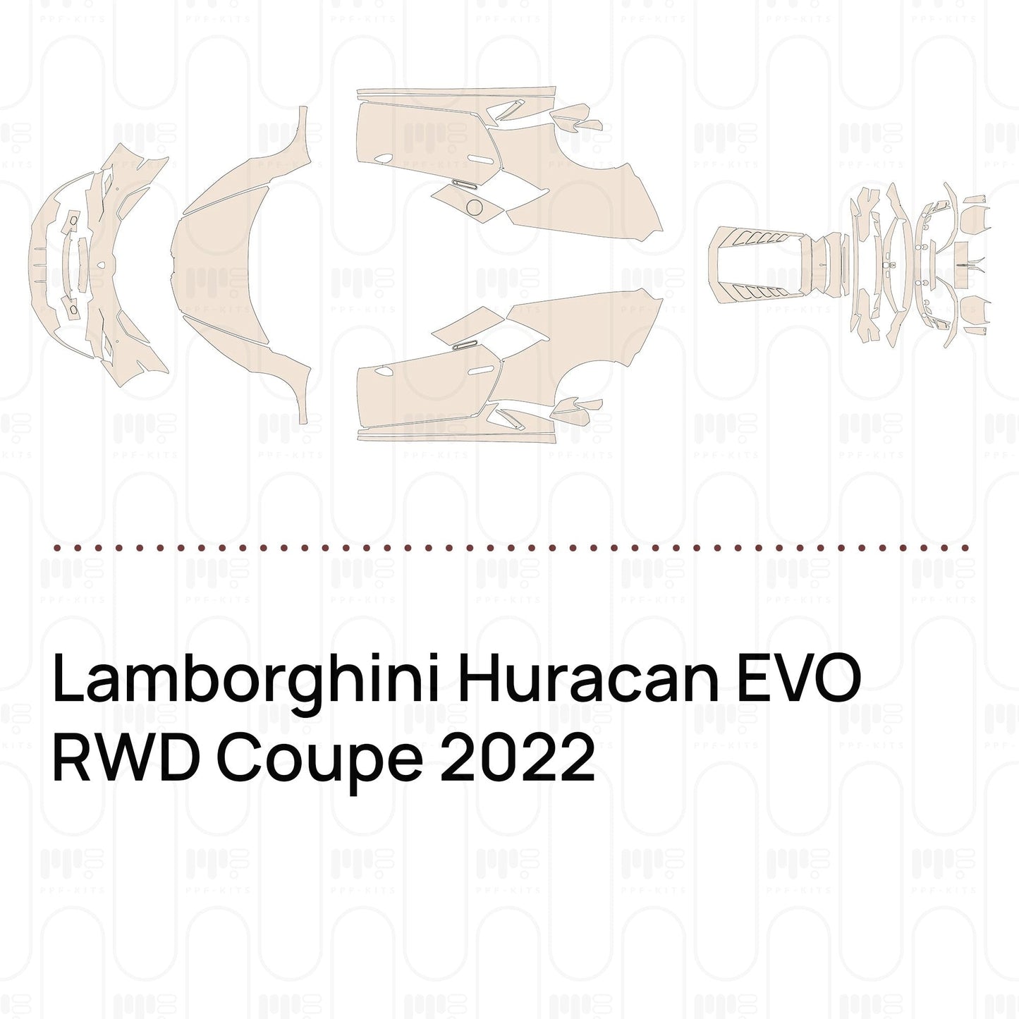 Pre-CutPPFLamborghiniHuracanEVORWDCoupe2022