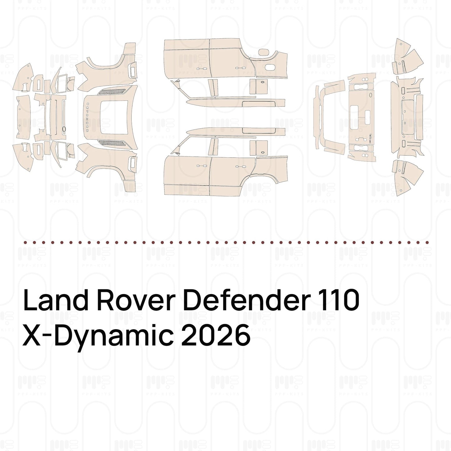 Pre-CutPPFLandRoverDefender110X-Dynamic2026