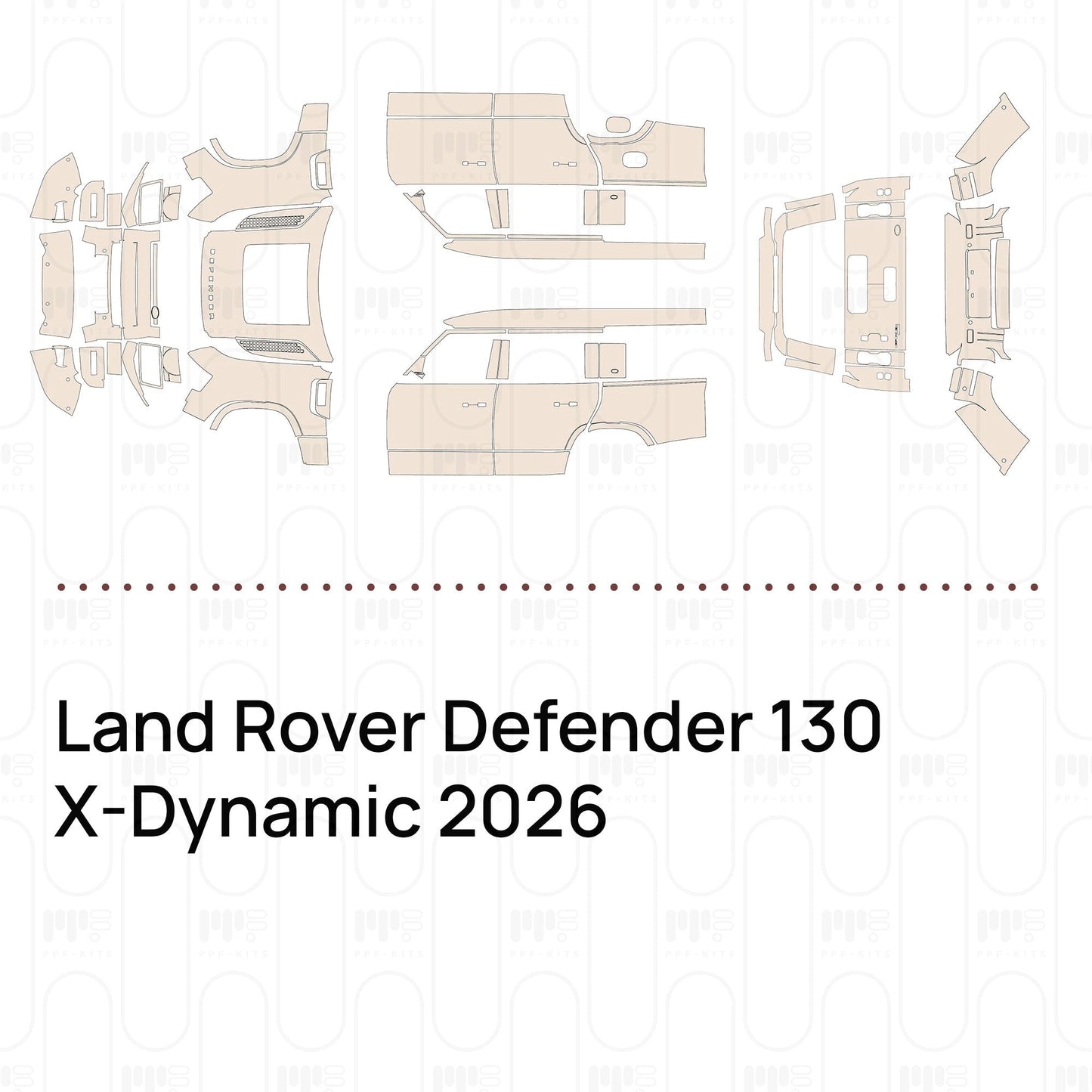 Pre-CutPPFLandRoverDefender130X-Dynamic2026