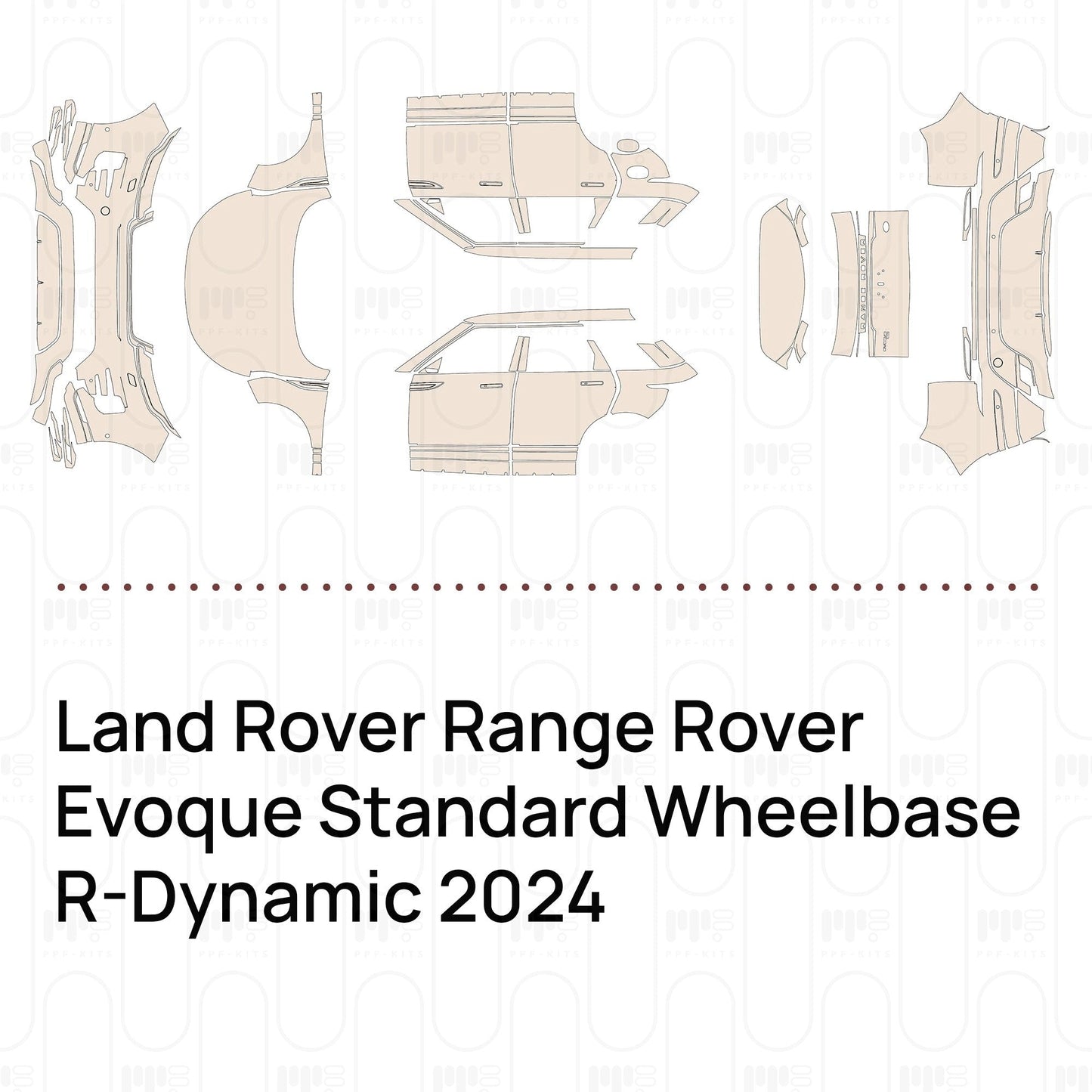 Pre-CutPPFLandRoverRangeRoverEvoqueStandardWheelbaseR-Dynamic2024