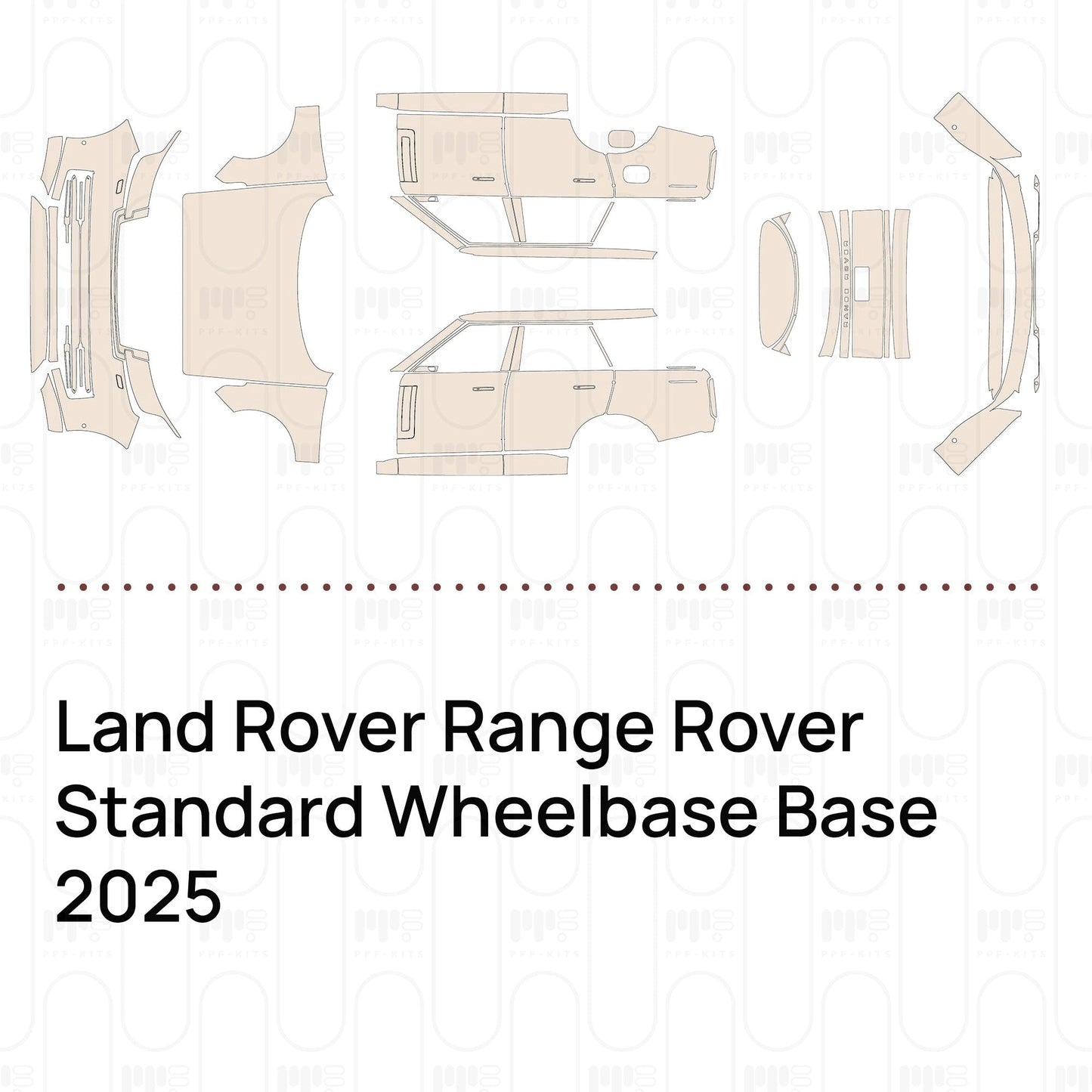 Pre-CutPPFLandRoverRangeRoverStandardWheelbaseBase2025