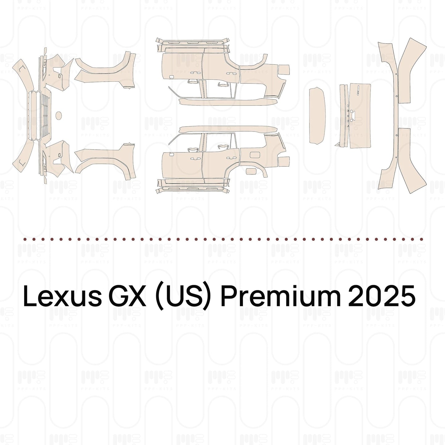 Pre-CutPPFLexusGX(US)Premium2025