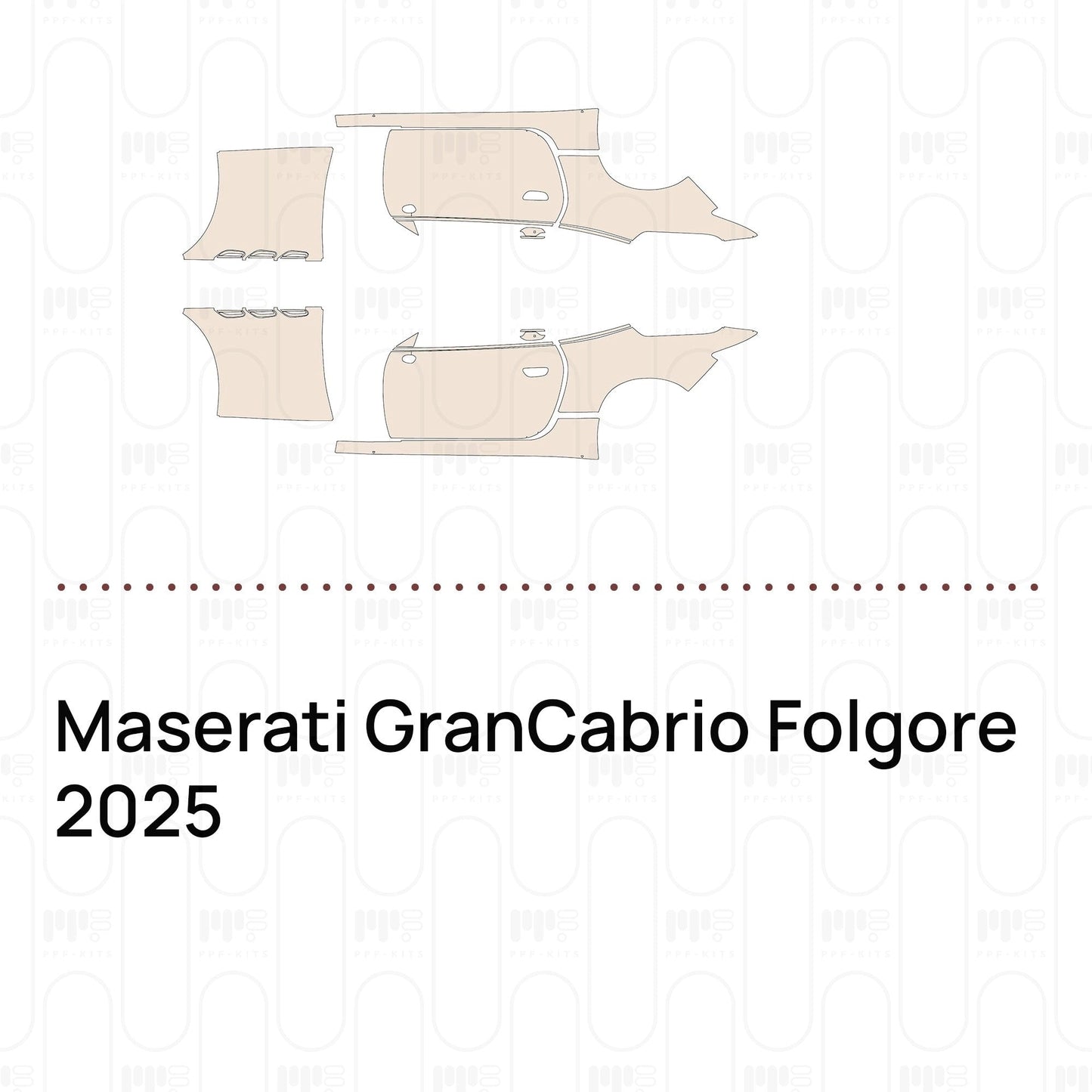 Pre-CutPPFMaseratiGranCabrioFolgore2025