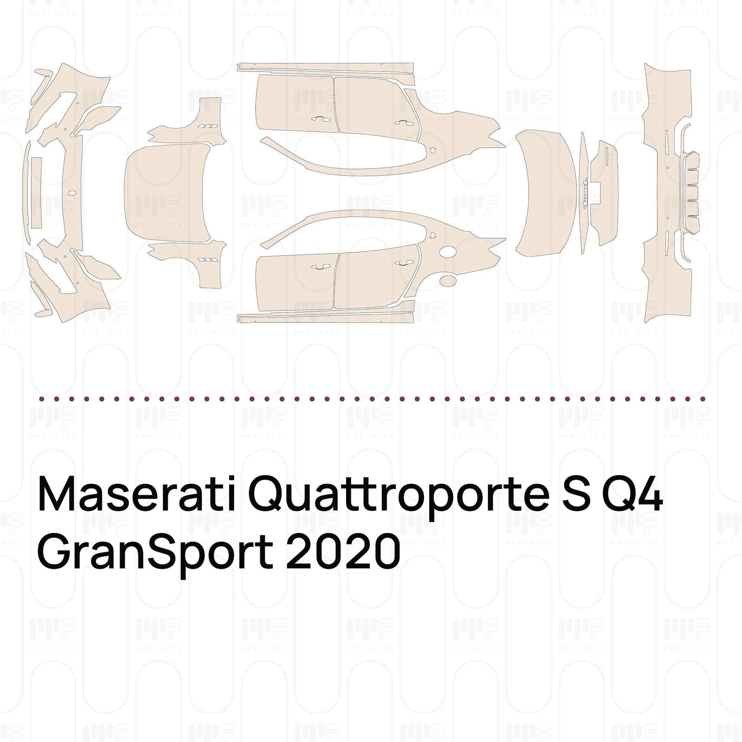 Pre-CutPPFMaseratiQuattroporteSQ4GranSport2020