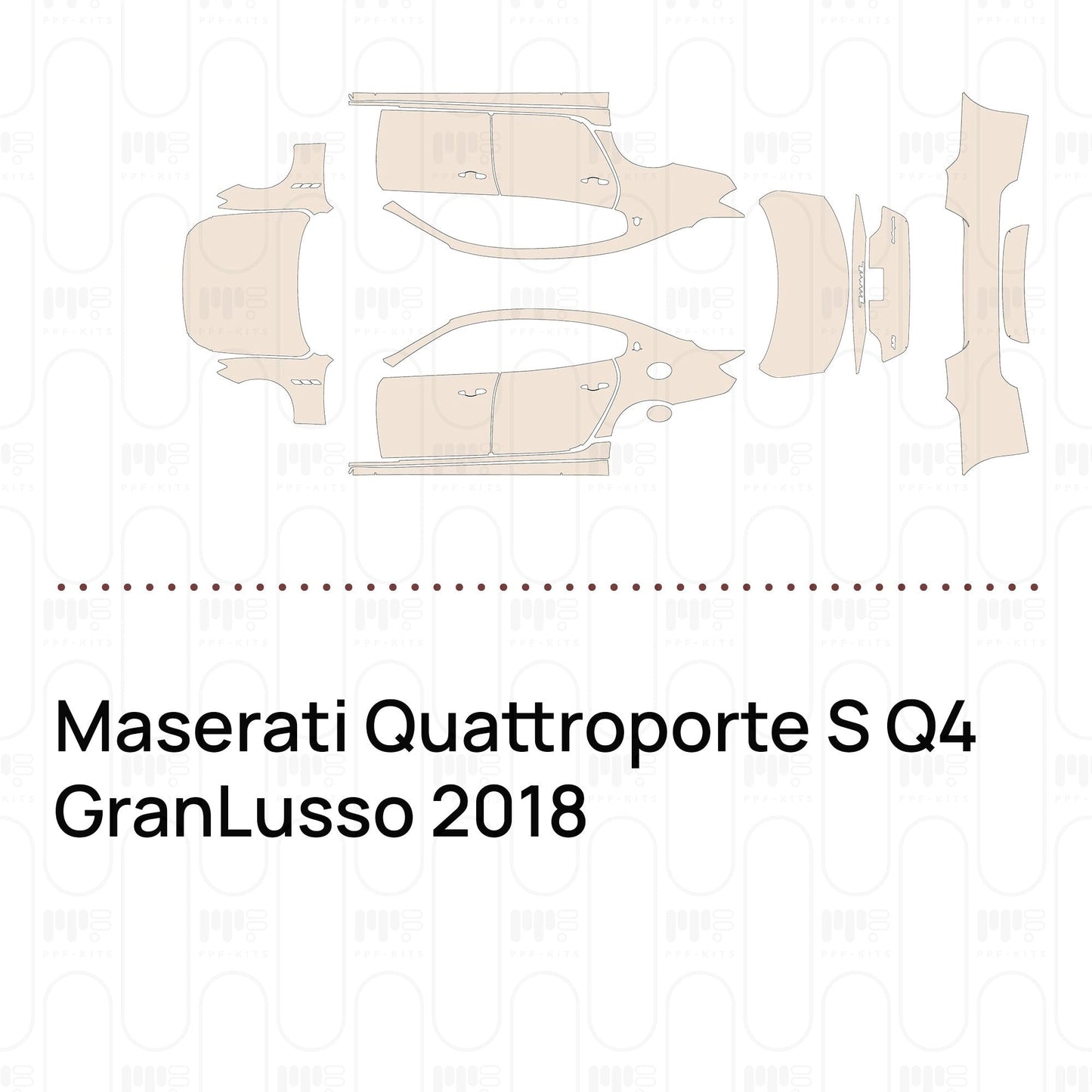 Pre-CutPPFMaseratiQuattroporteSQ4GranLusso2018
