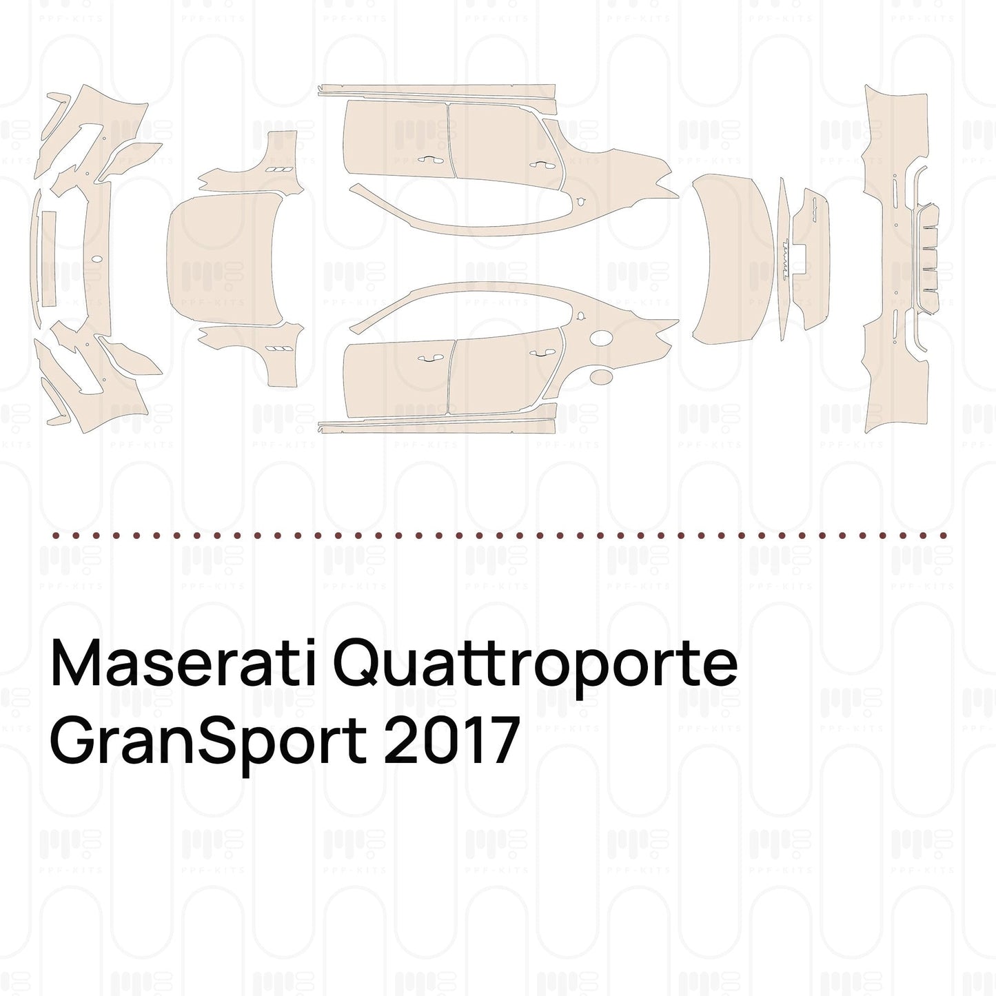 Pre-CutPPFMaseratiQuattroporteGranSport2017