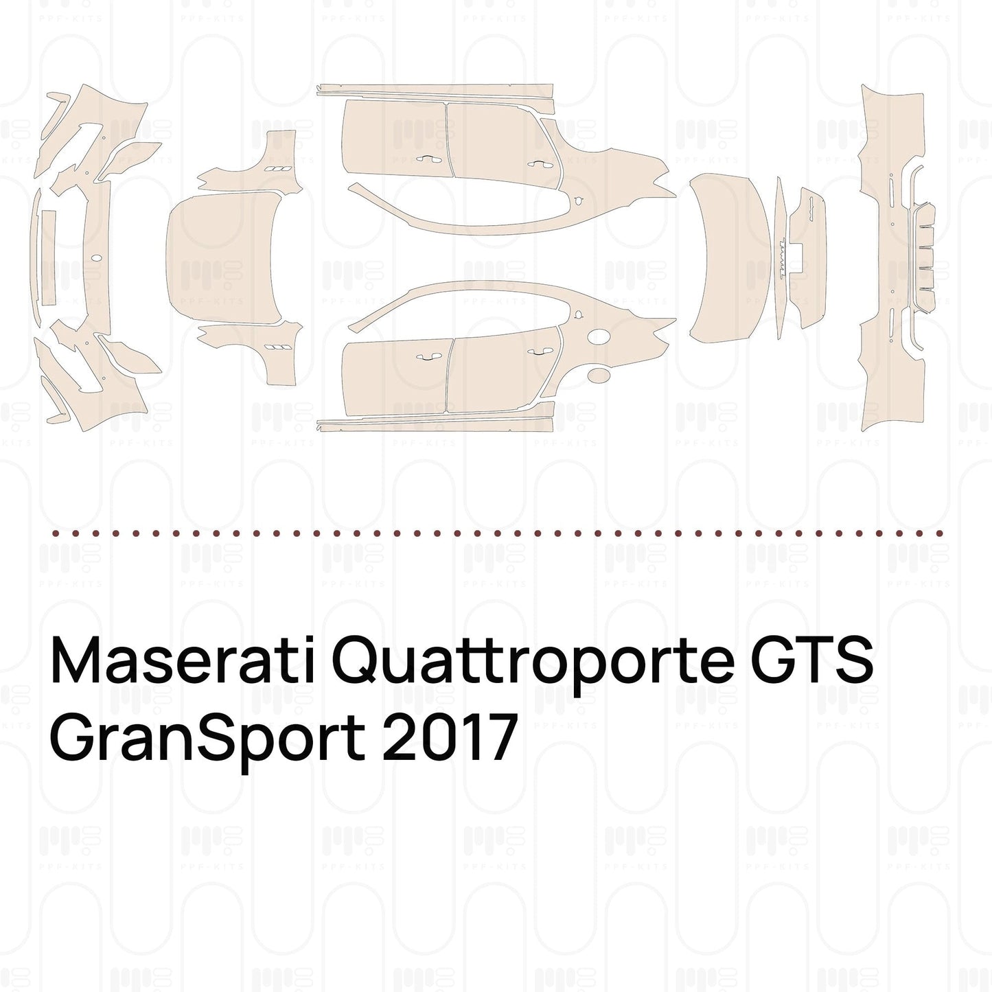 Pre-CutPPFMaseratiQuattroporteGTSGranSport2017