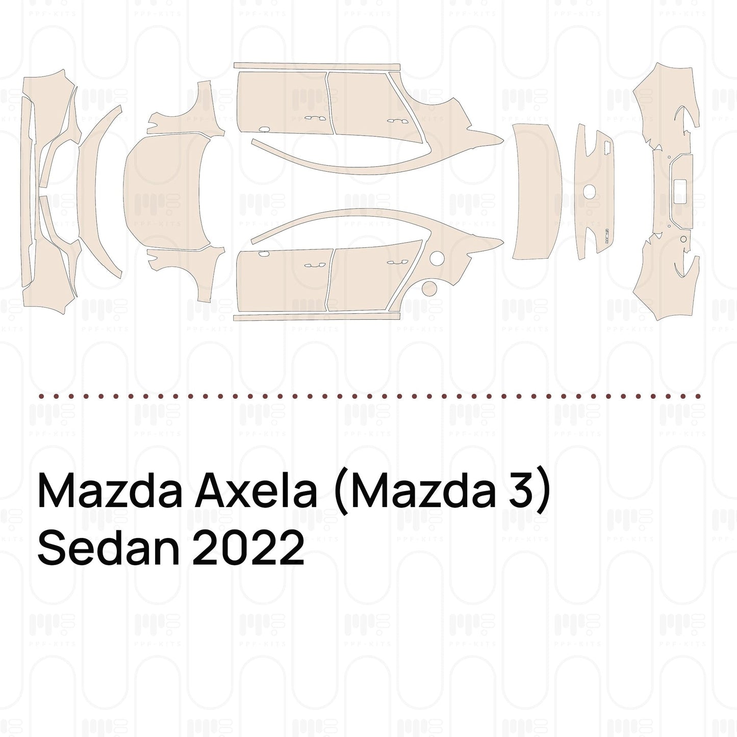 Pre-CutPPFMazdaAxela(Mazda3)Sedan2022
