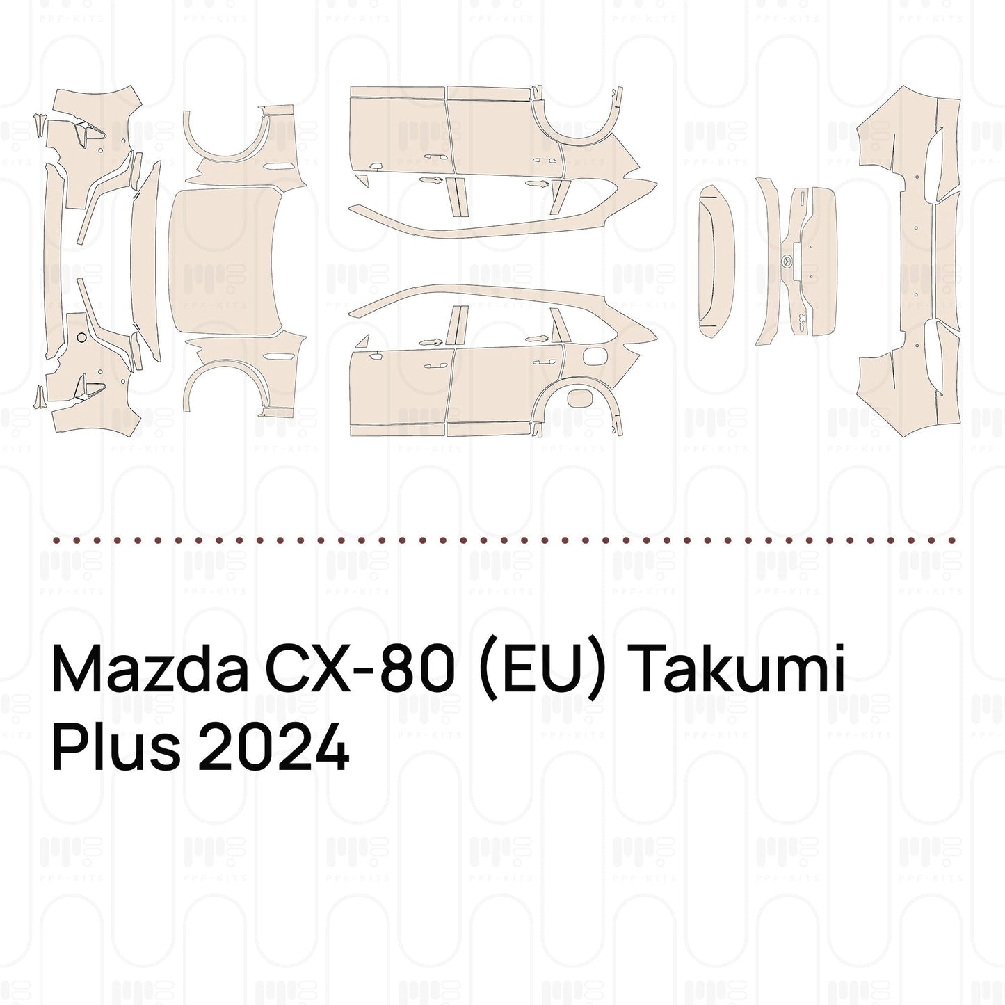 Pre-CutPPFMazdaCX-80(EU)TakumiPlus2024