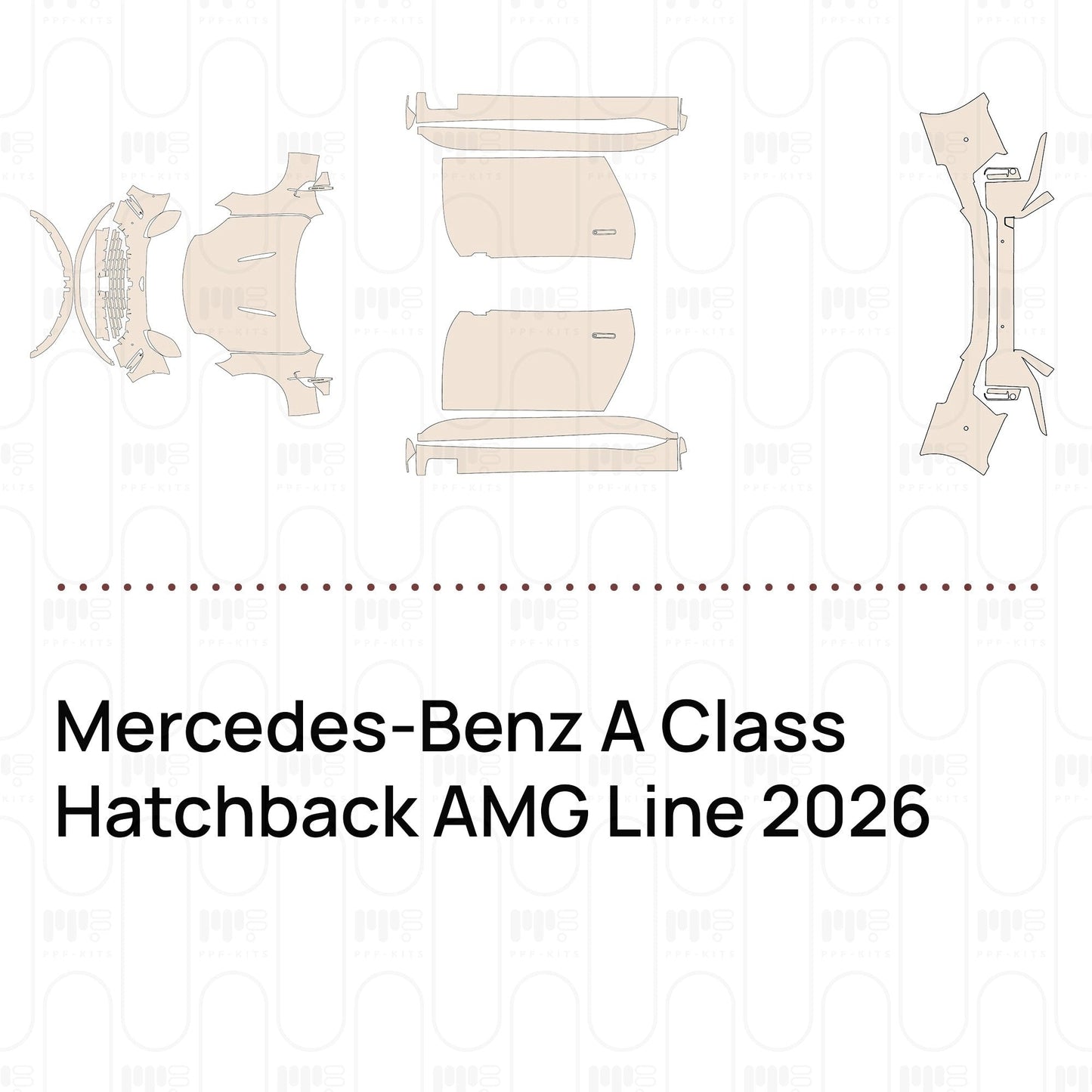 Pre-CutPPFMercedes-BenzAClassHatchbackAMGLine2026