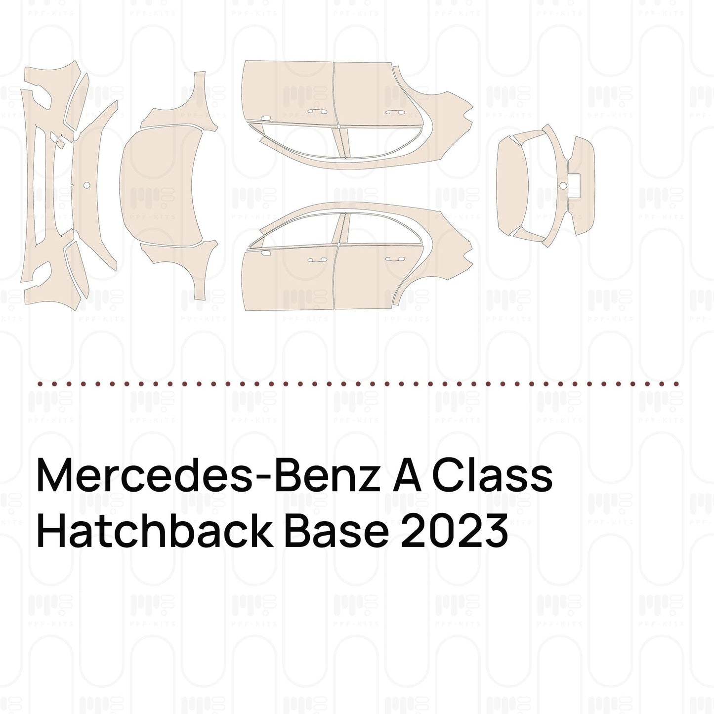 Pre-CutPPFMercedes-BenzAClassHatchbackBase2023