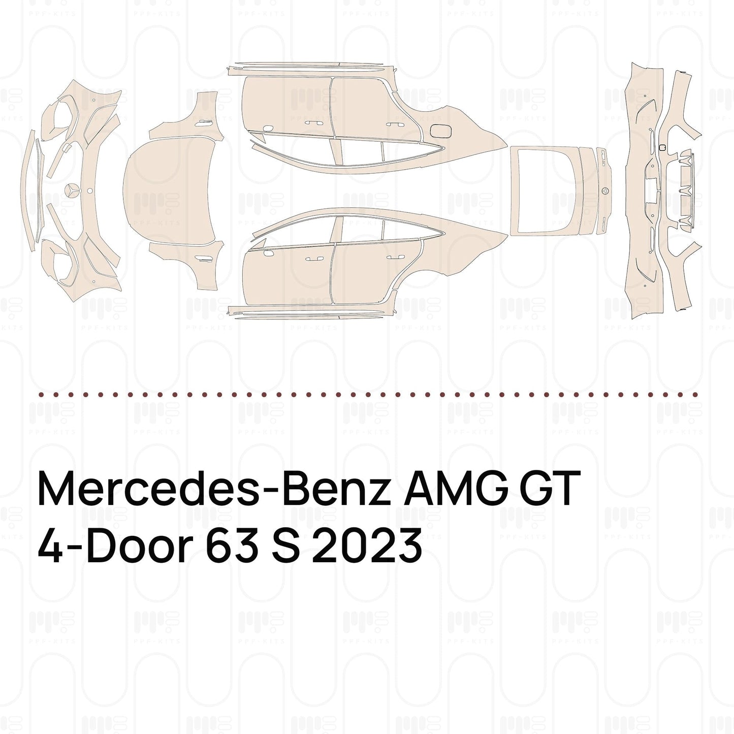 Pre-CutPPFMercedes-BenzAMGGT4-Door63S2023
