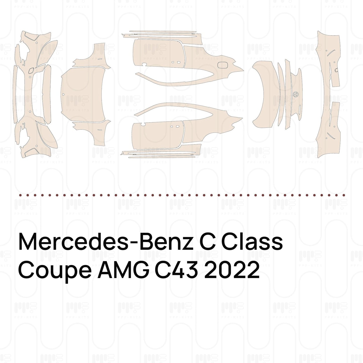 Pre-CutPPFMercedes-BenzCClassCoupeAMGC432022